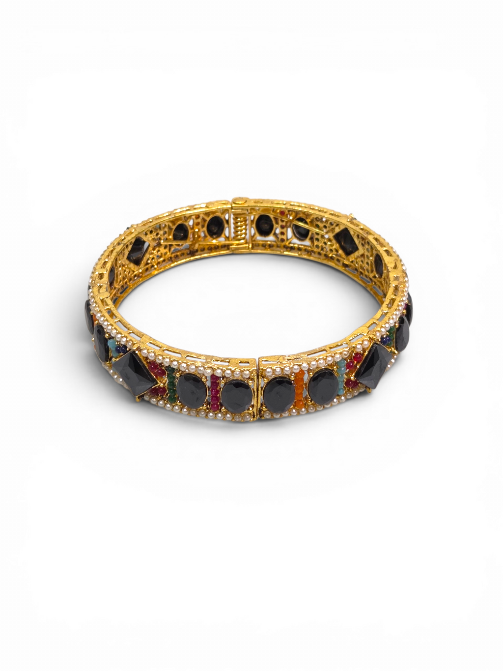 Bracelete Folheado Semi Joia Dourado #2023