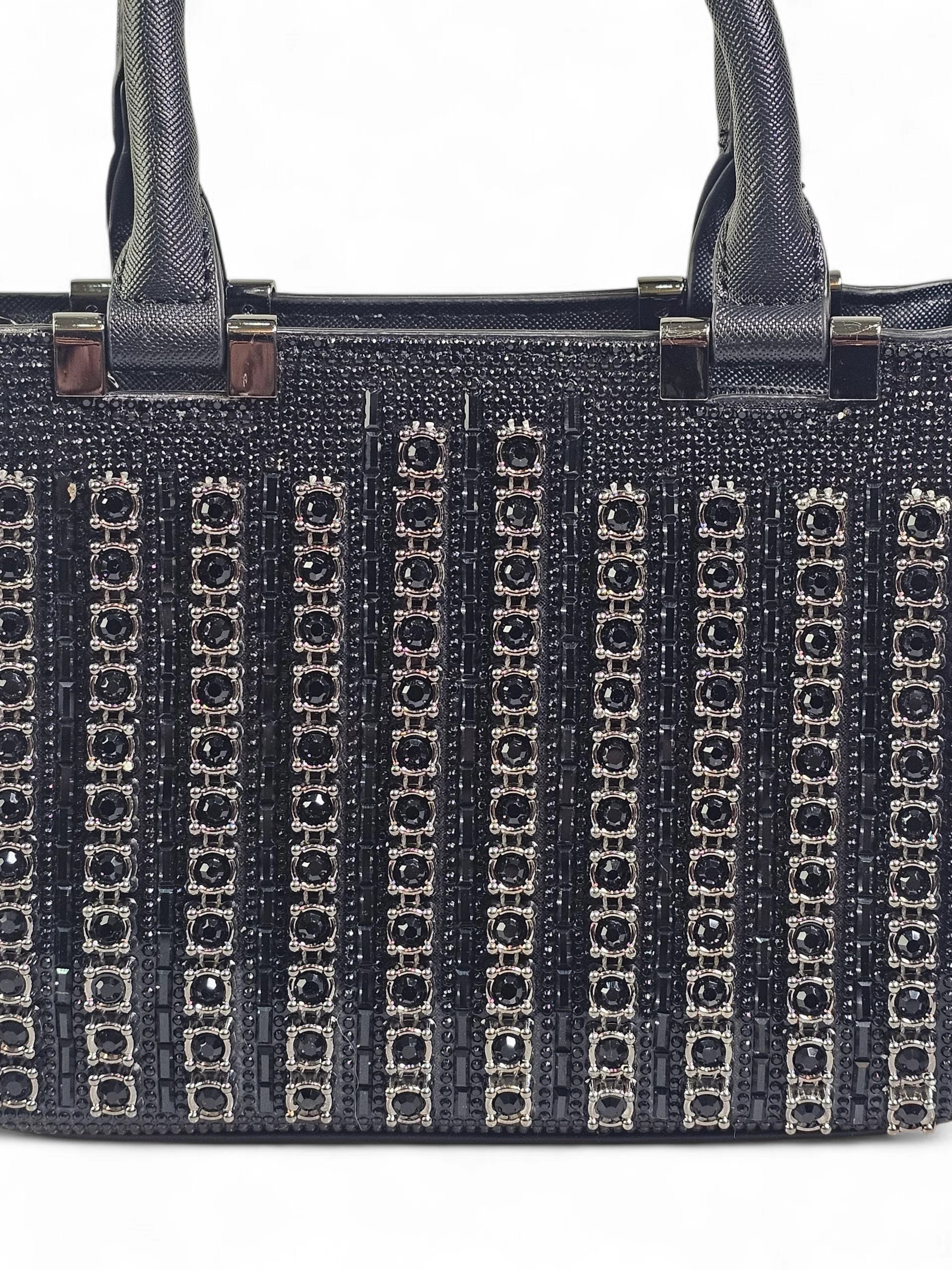 Bolsa Luxo Cristal Preto 1031
