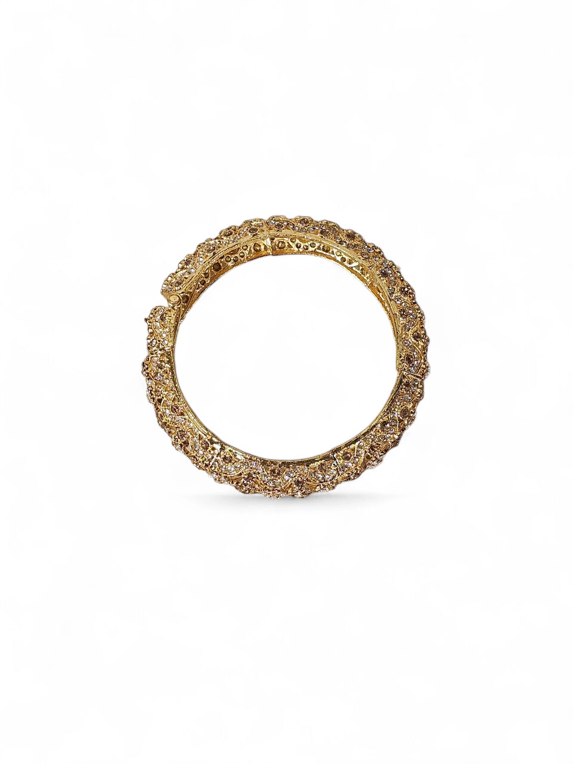 Bracelete Dourado Semi Joia 003