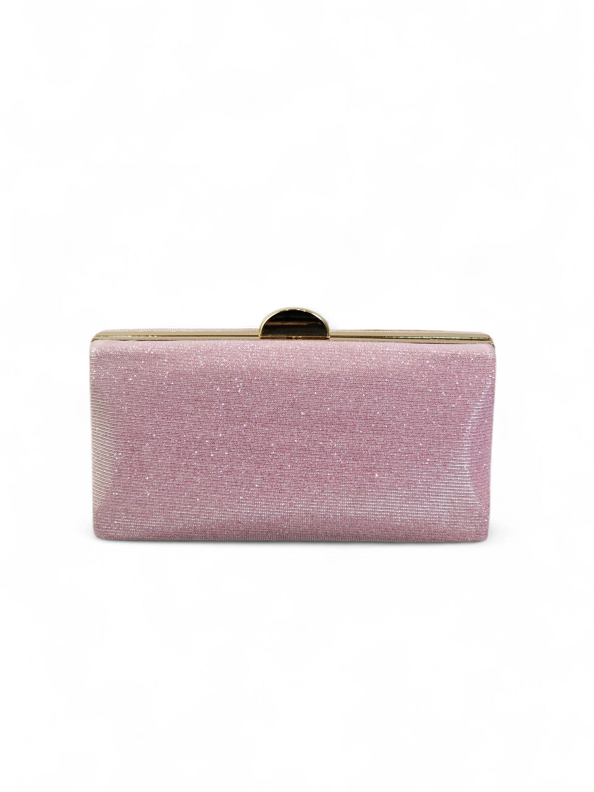 Bolsa Clutch Glitter Rosa 026