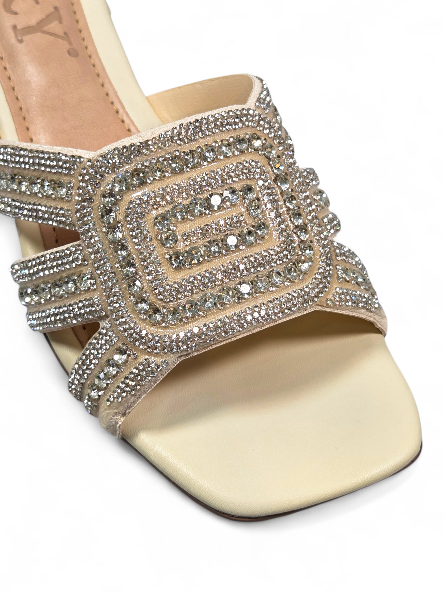 Tamanco 1220 Bege Salto Baixo