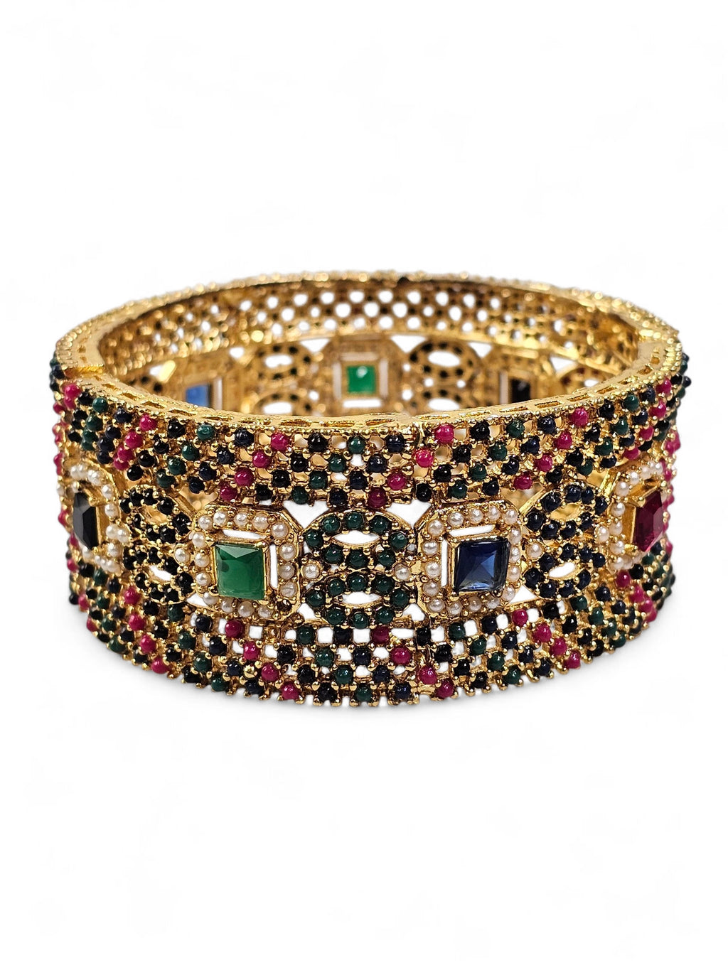 Bracelete Dourado Semi Joia 021