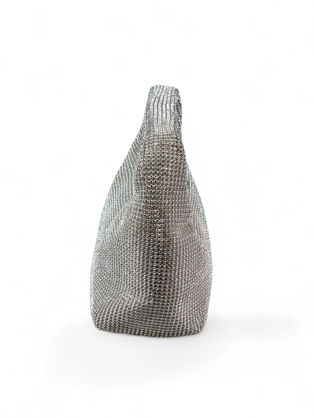 Bolsa Luxo Cristal Prata 1041