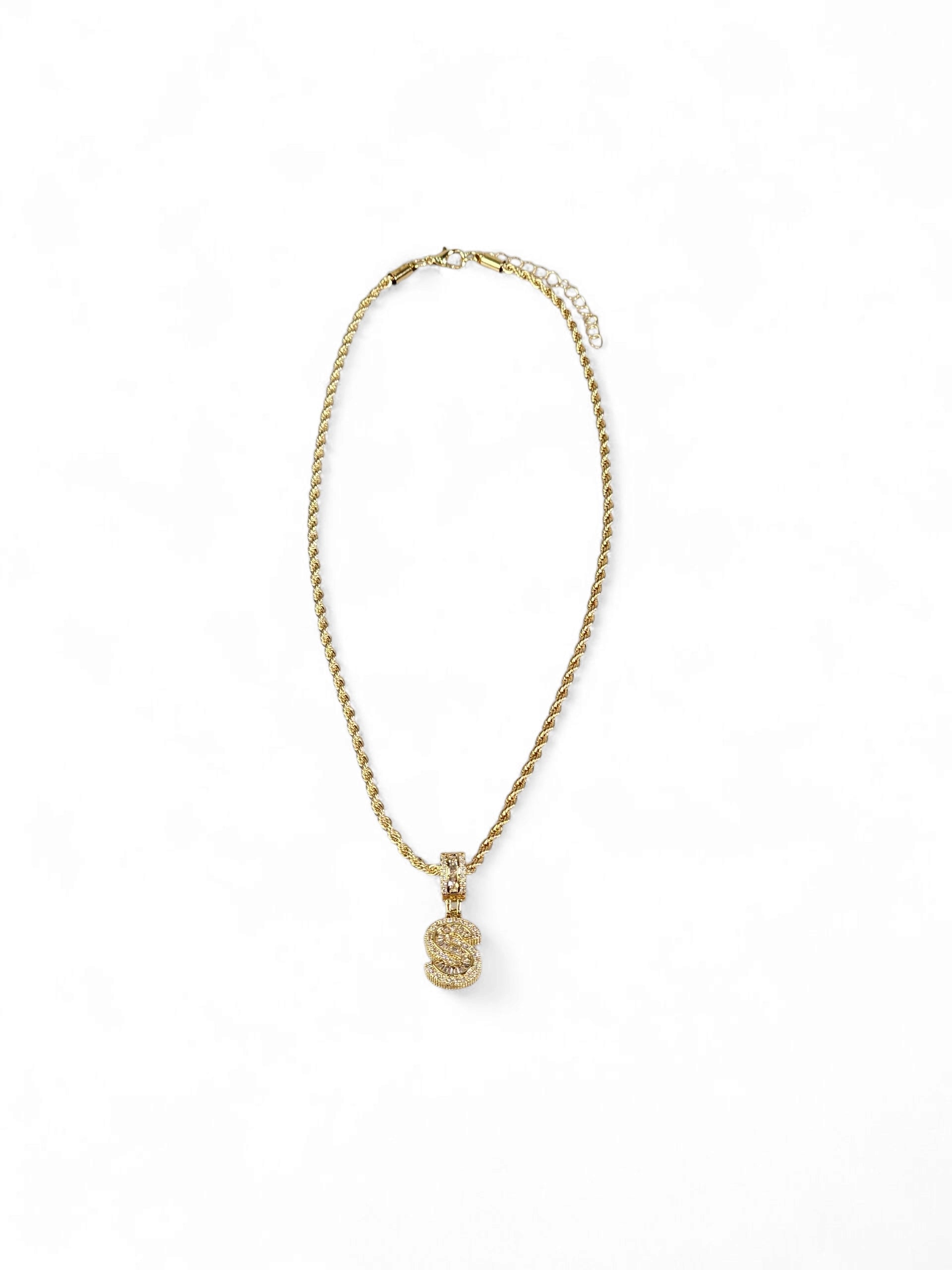 Colar Inicial (S) Zirconia