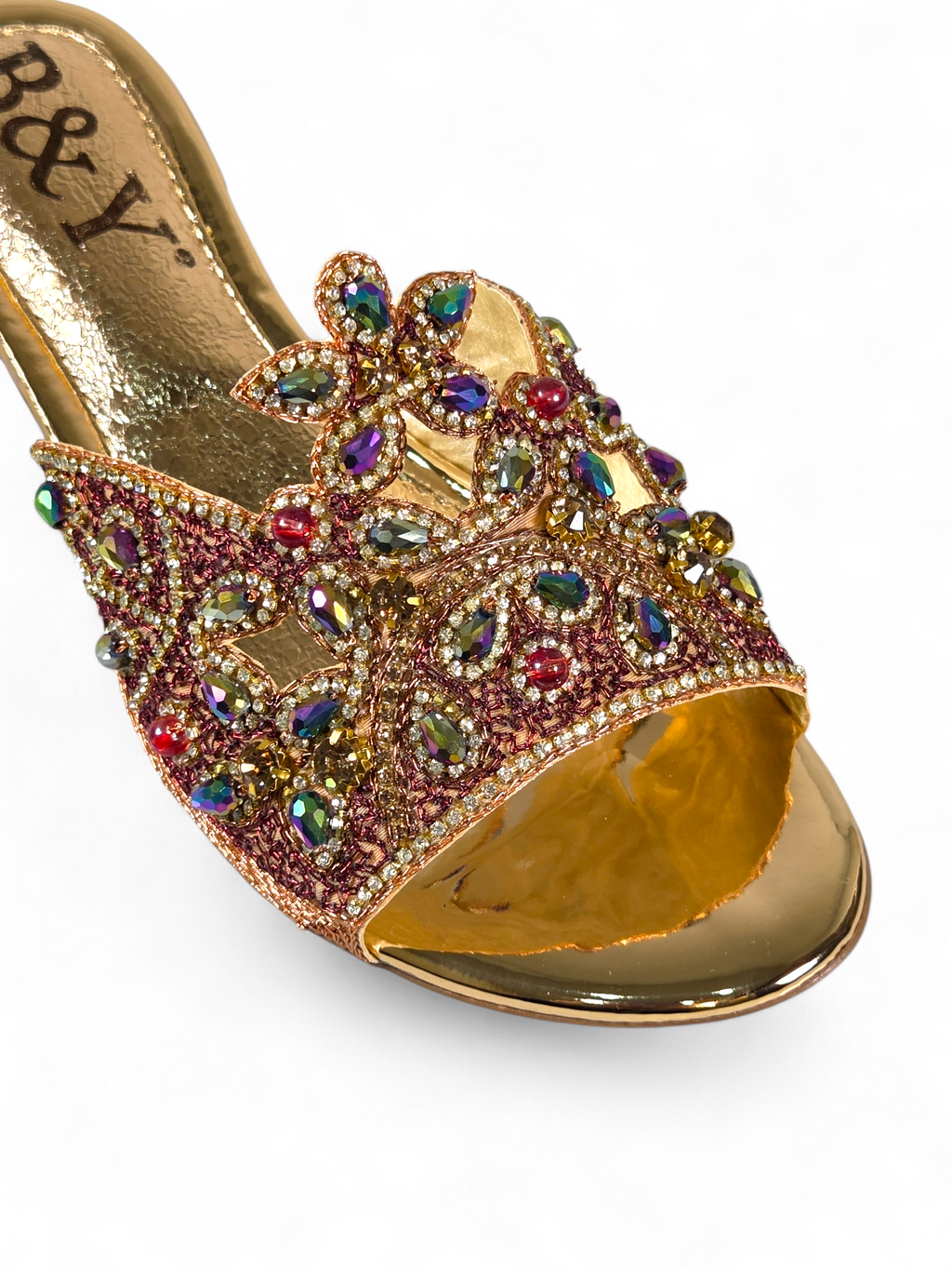 Tamanco 9200 Bronze Salto Bloco