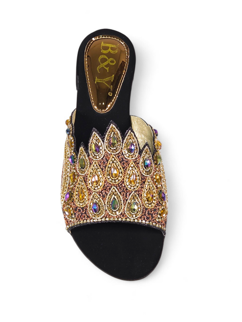 Tamanco 9371 Preto Salto Bloco