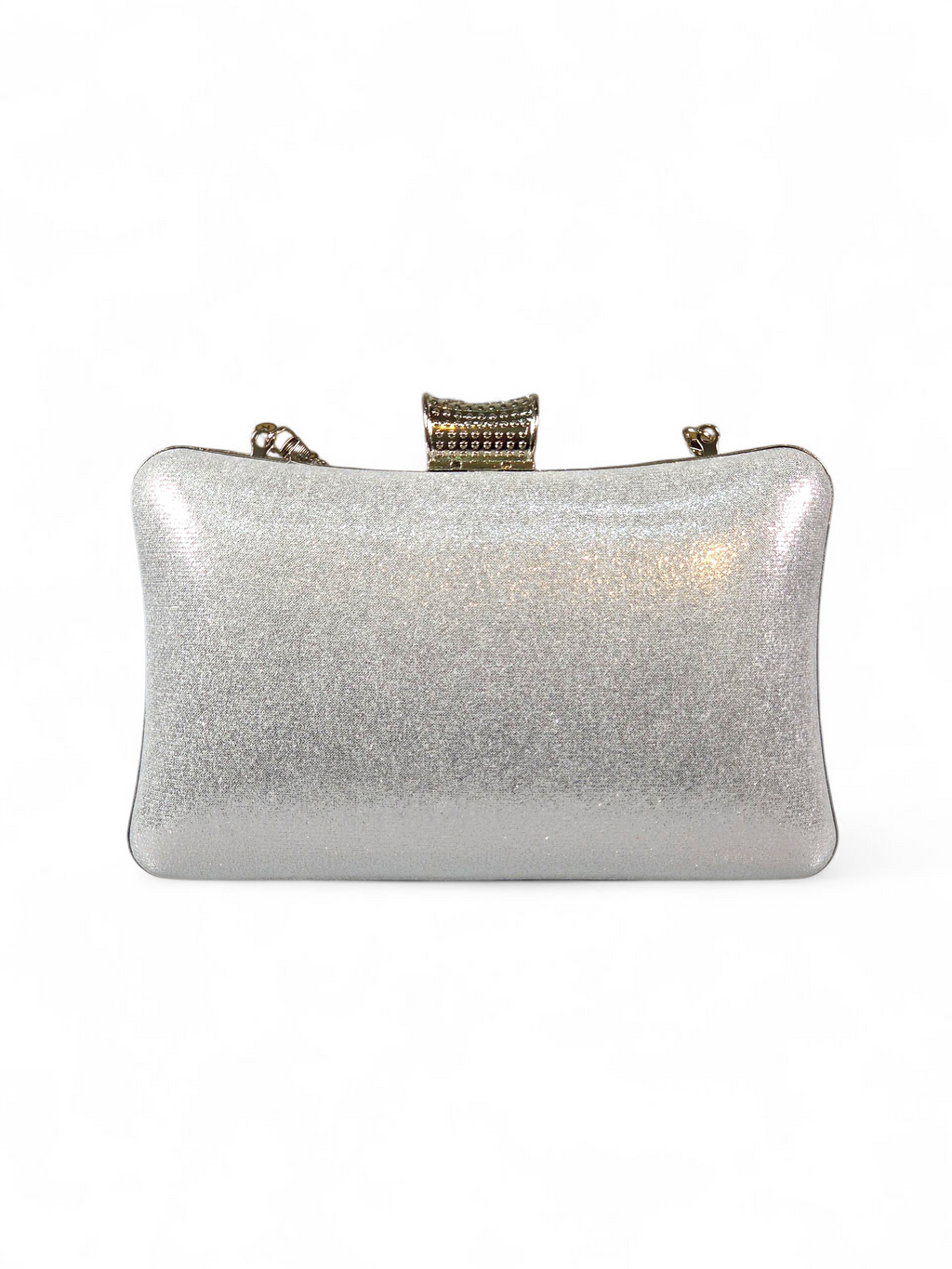 Bolsa Clutch Cristal Prata 1048