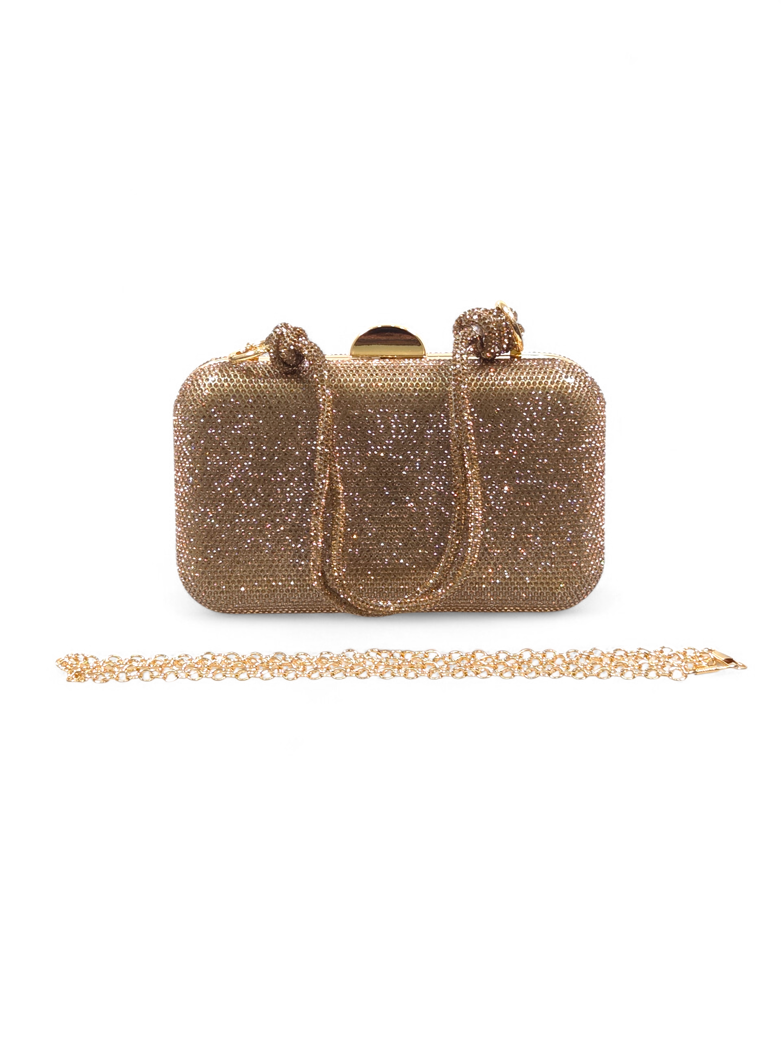 Bolsa Clutch Cristal Champagne 1062