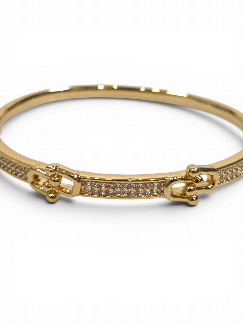 Pulseira Cristal Zirconia Dourado 2012