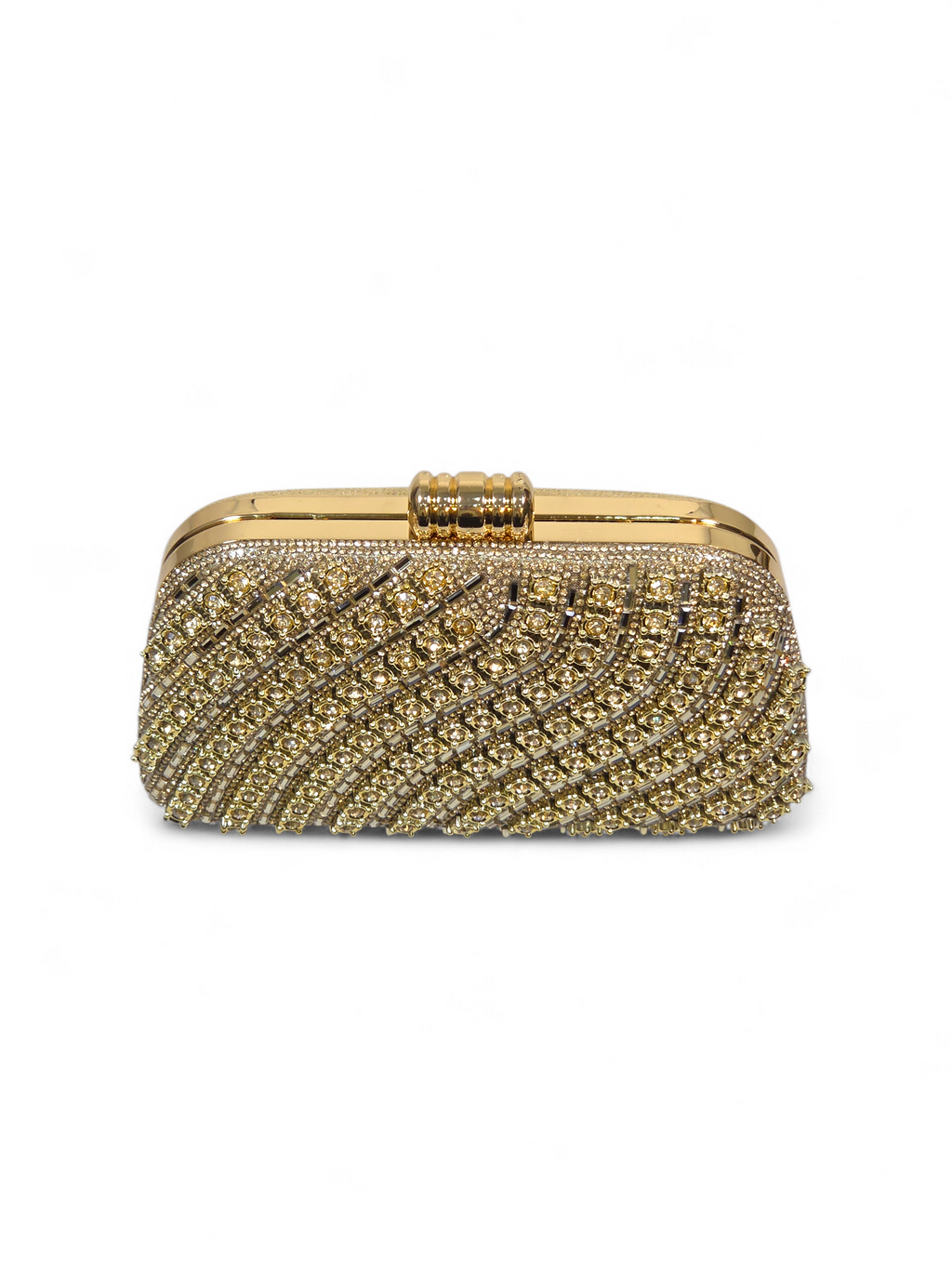 Bolsa Stella Clutch Cristal Dourado 1060
