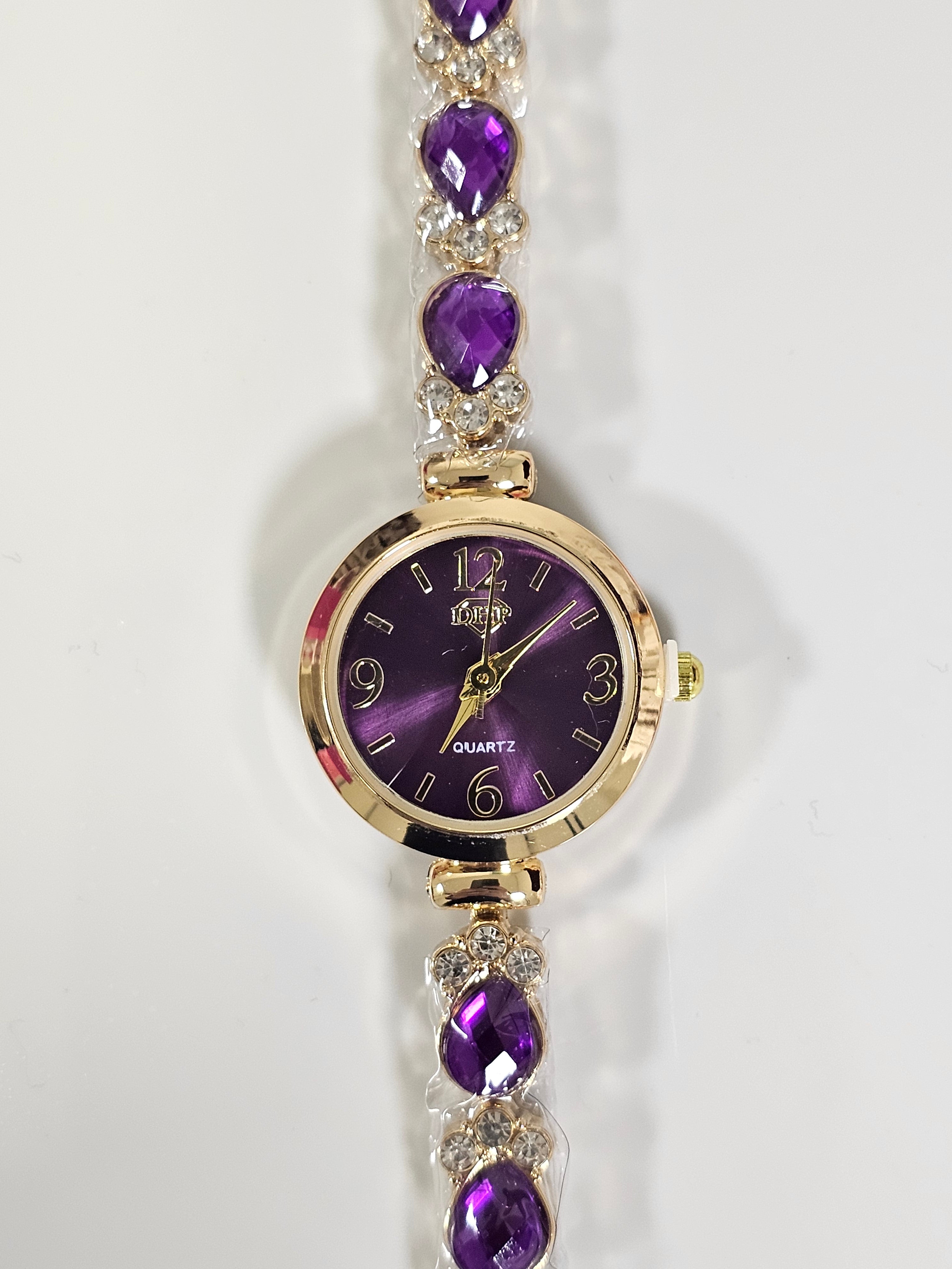 Relógio Prova d’Água com Pulseira Folheada 024