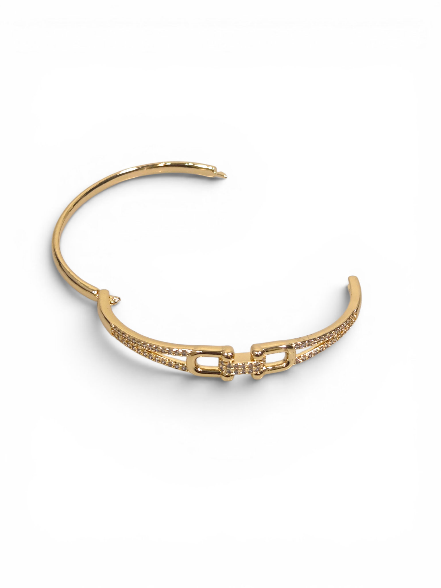 Pulseira Cristal Zirconia Dourado 2010
