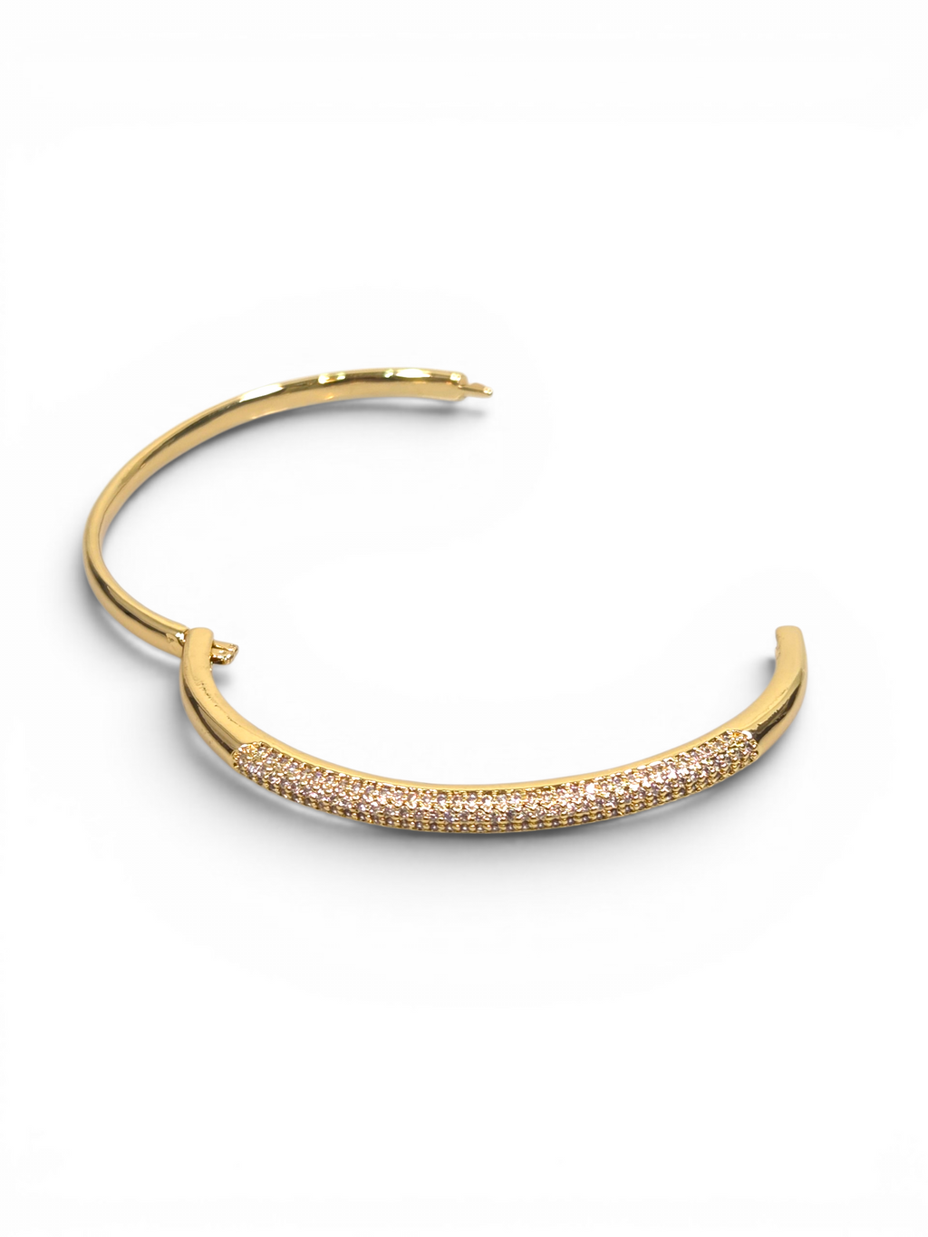 Pulseira Cristal Zirconia Dourada 2008