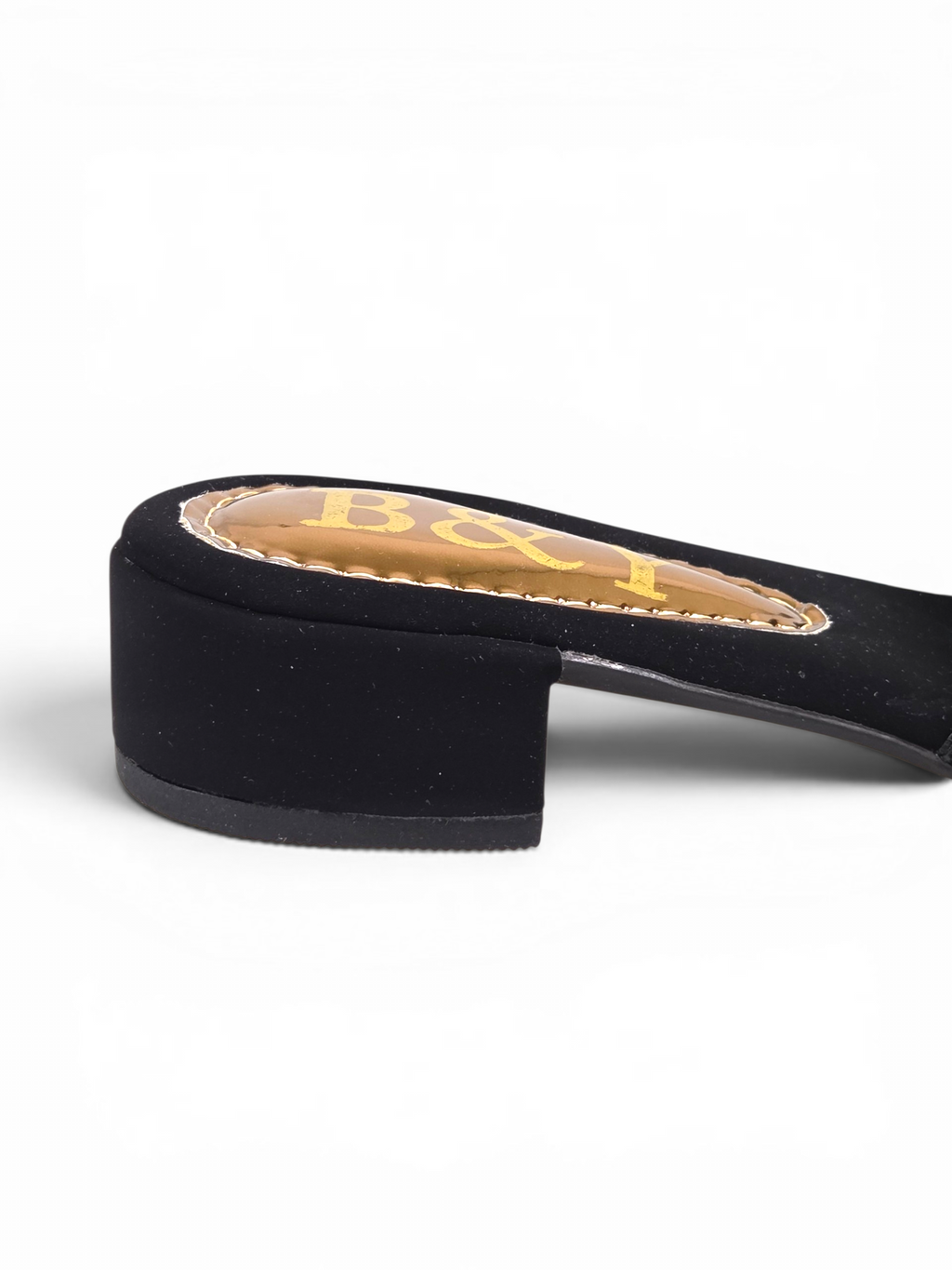 Tamanco 9443 Preto Salto Bloco 3 cm