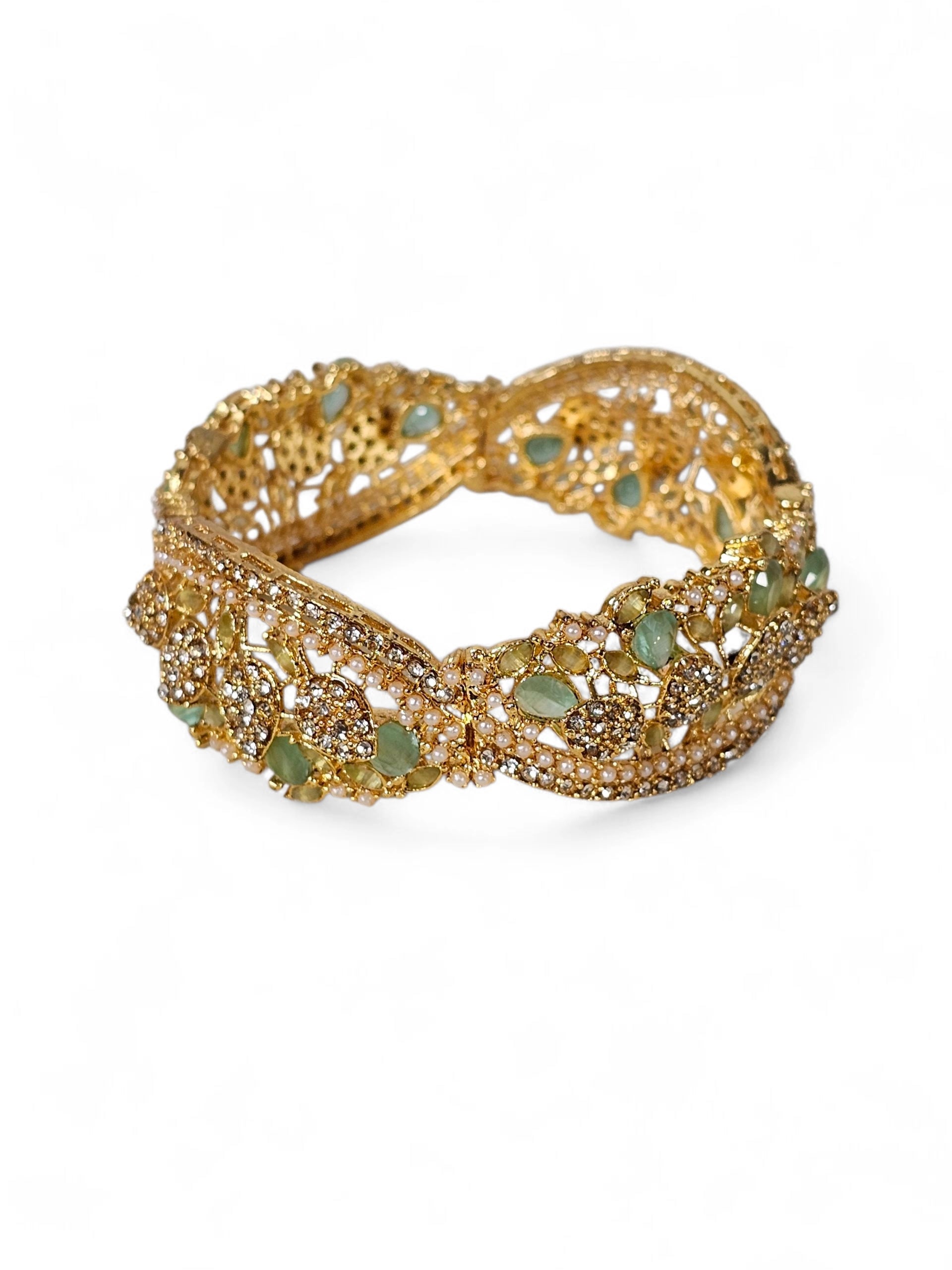 Bracelete Dourado Semi Joia 001