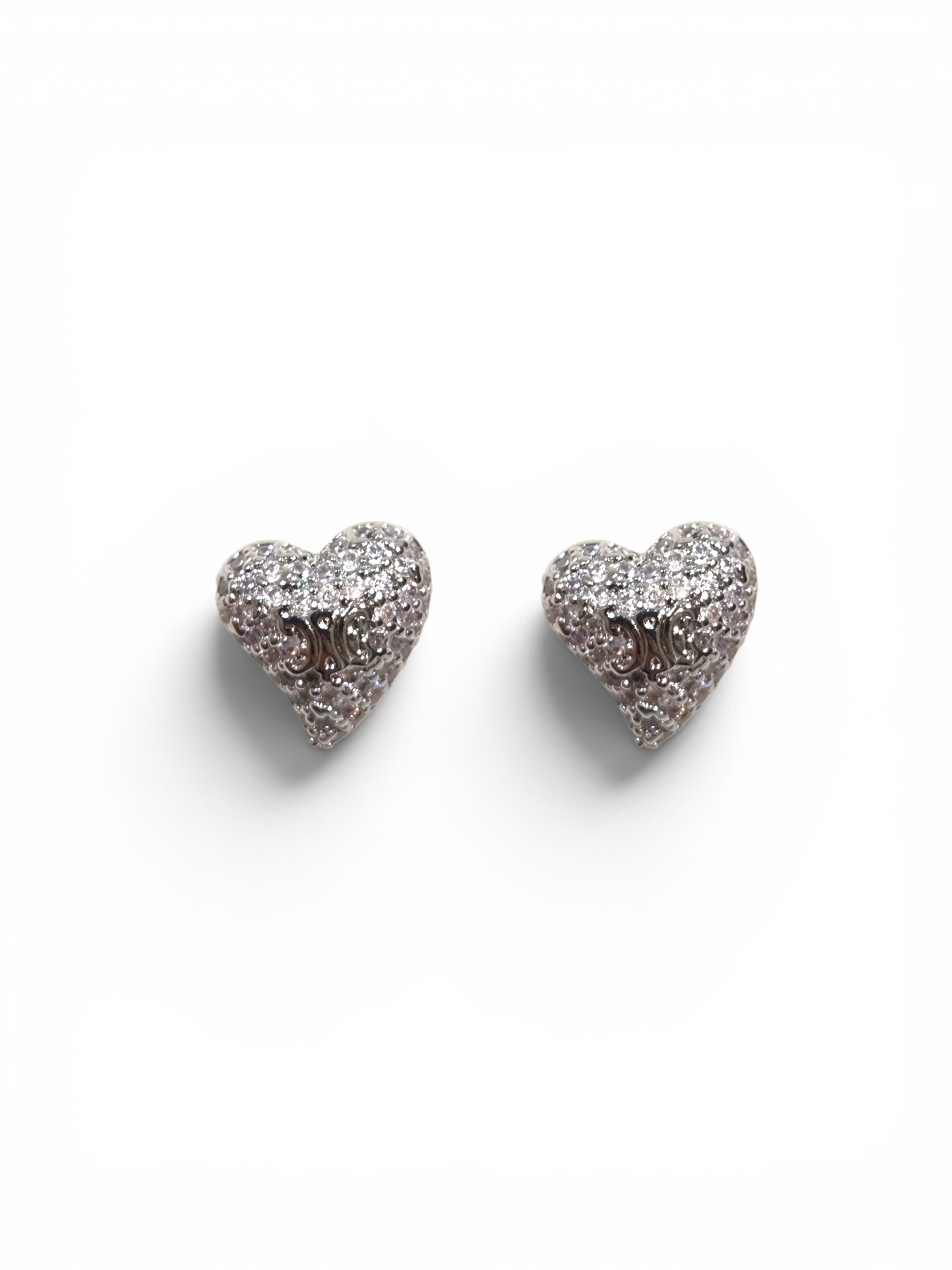 Brinco Cristal Zirconia Prata #2034
