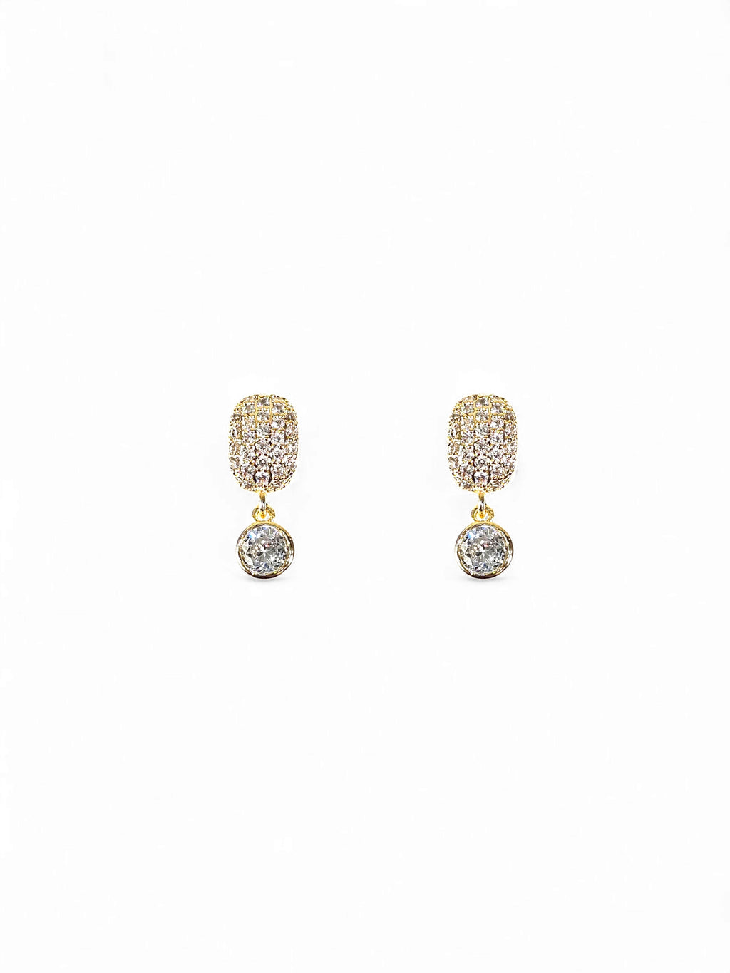 Brinco Zirconia Dourado 020