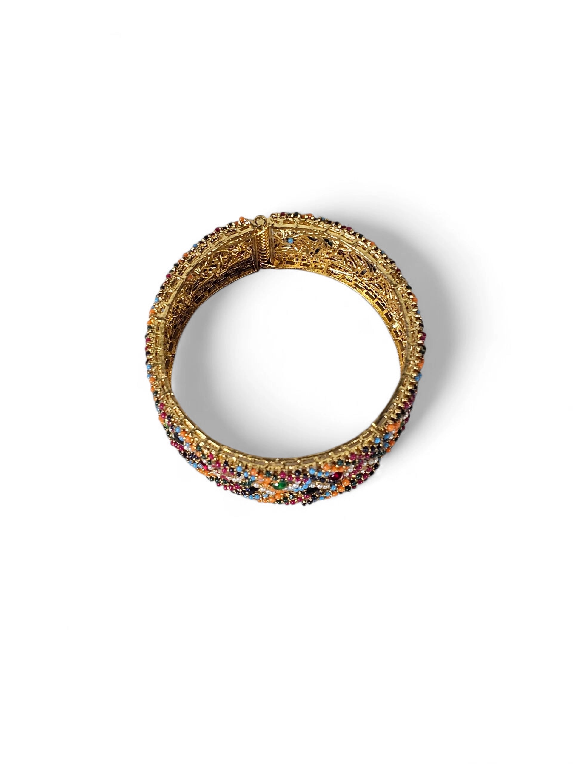 Bracelete Dourado Semi Joia 013