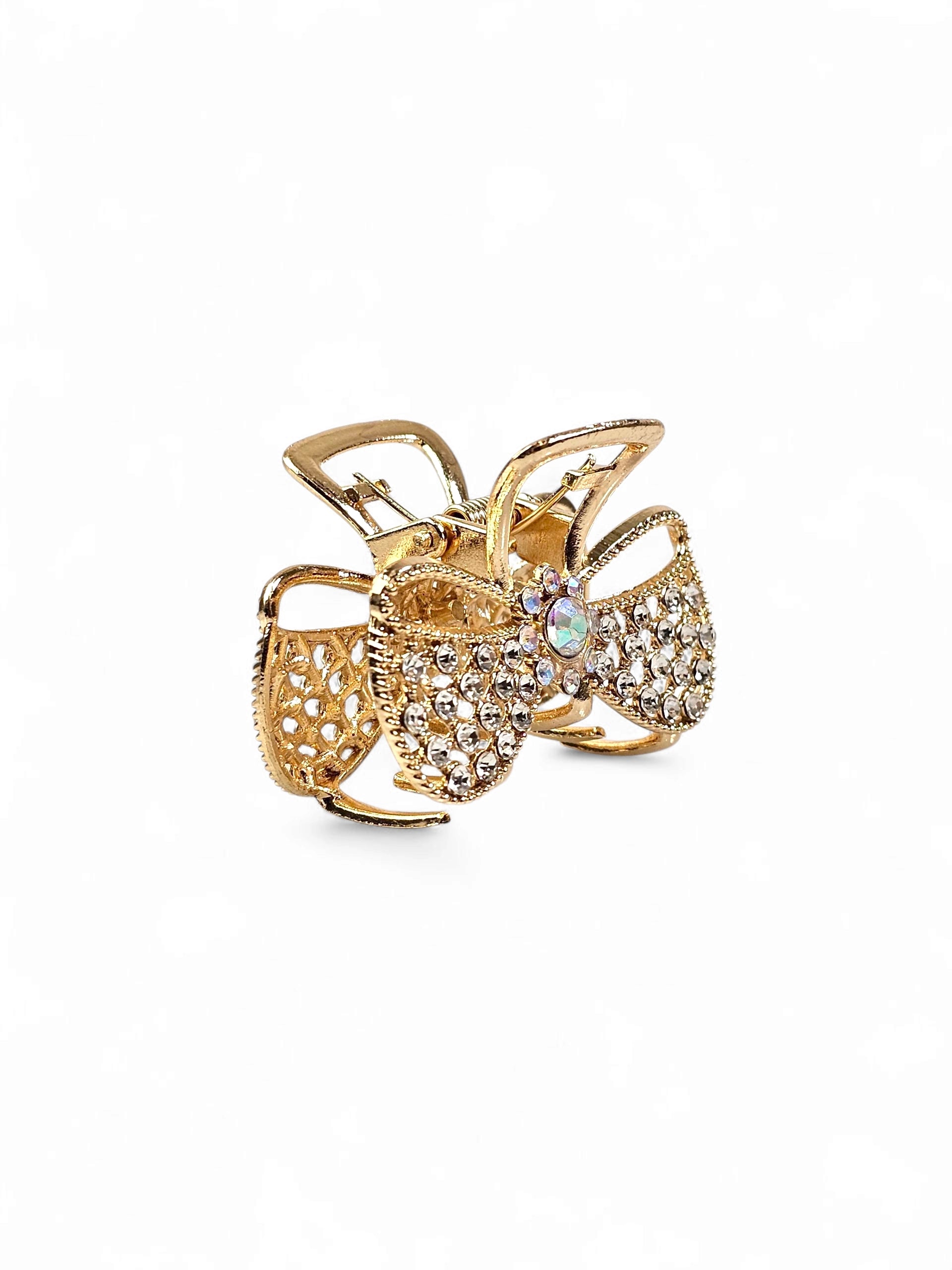 Prendedor de Cabelo Cristal Médio