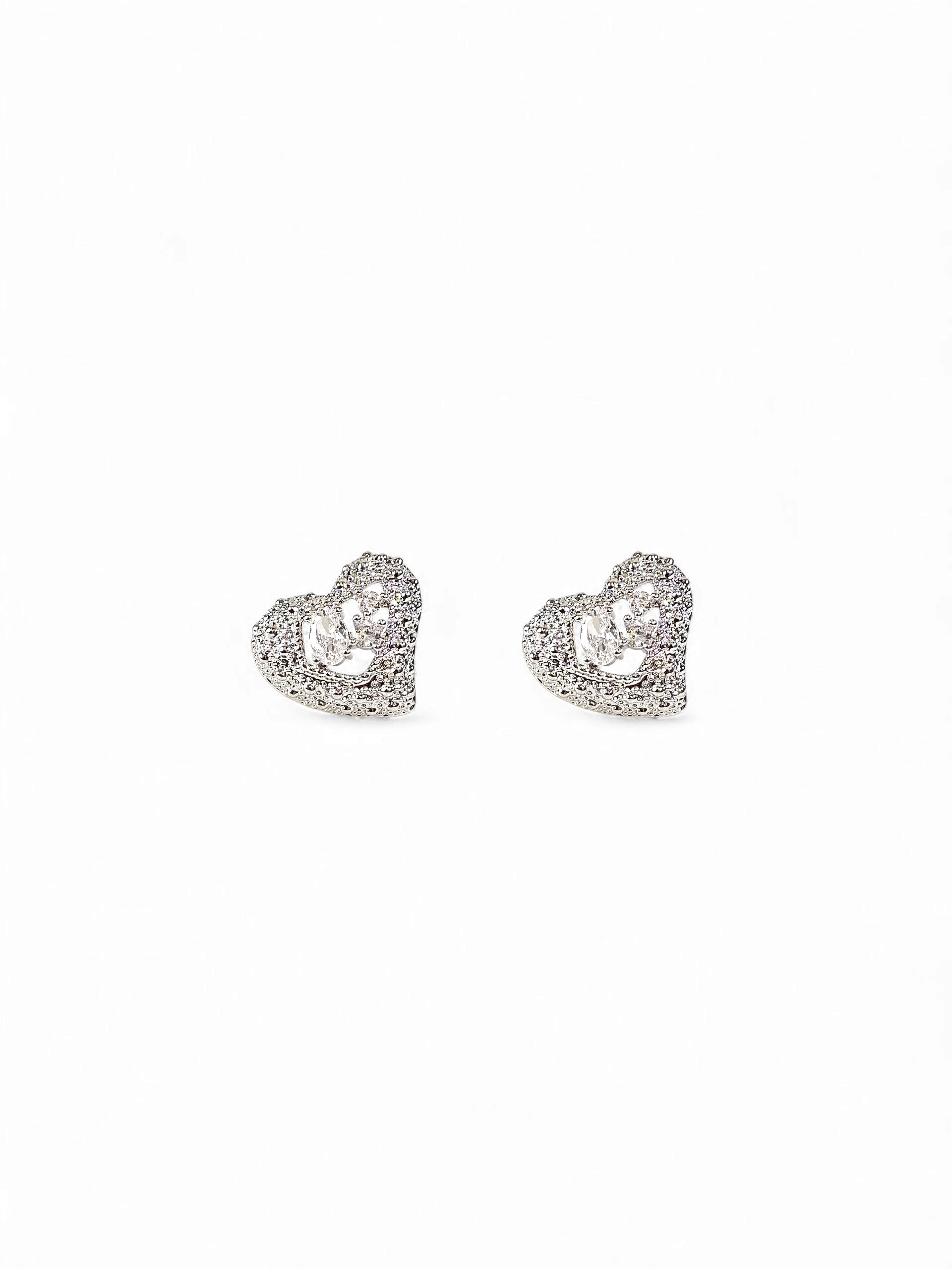 Brinco Zirconia Prata 009