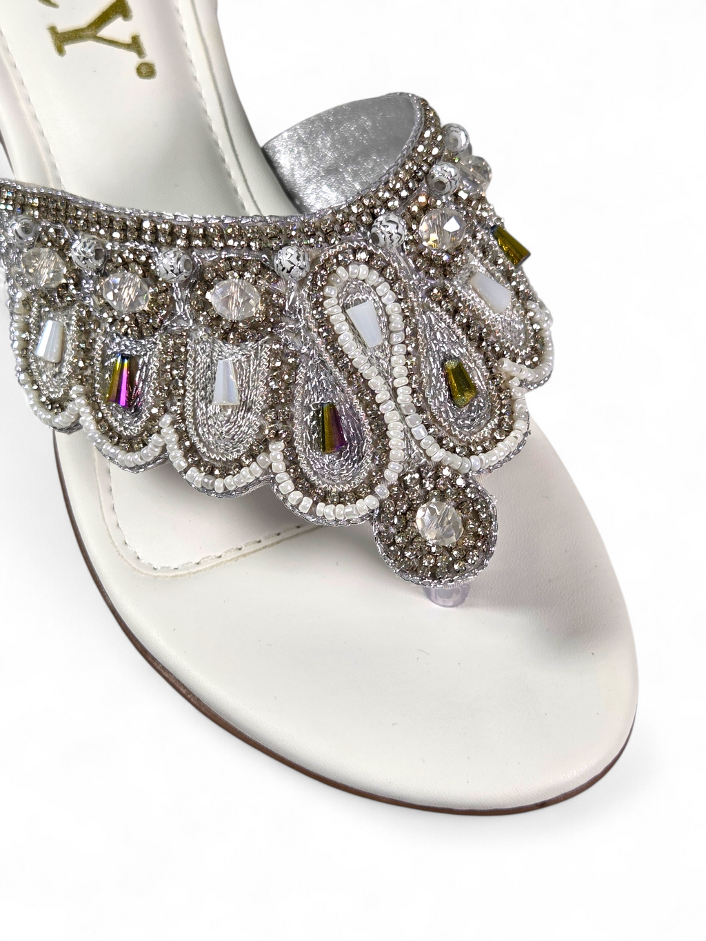 Chinelo 9622 Branco Salto Bloco