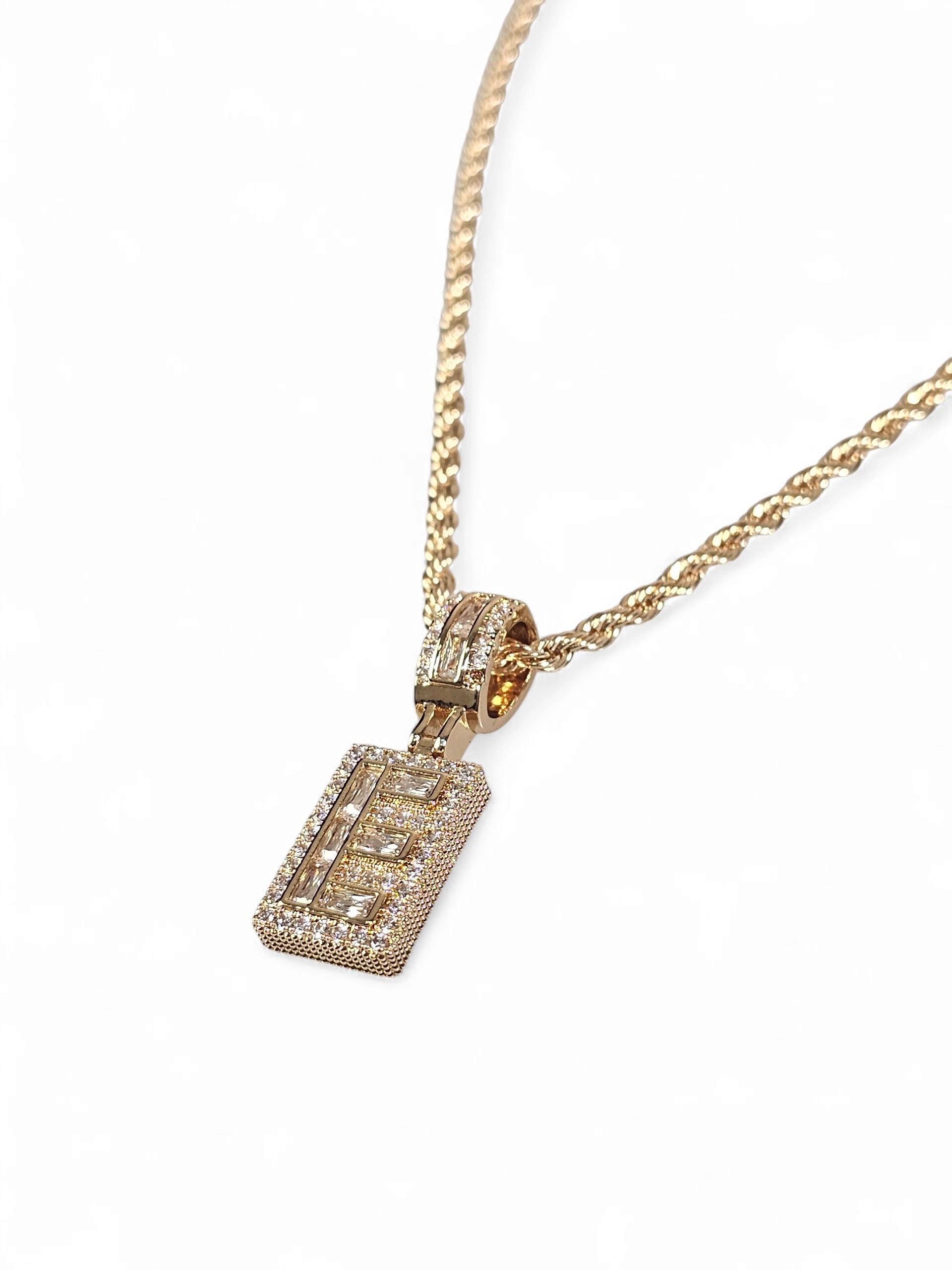 Colar Inicial (E) Zirconia