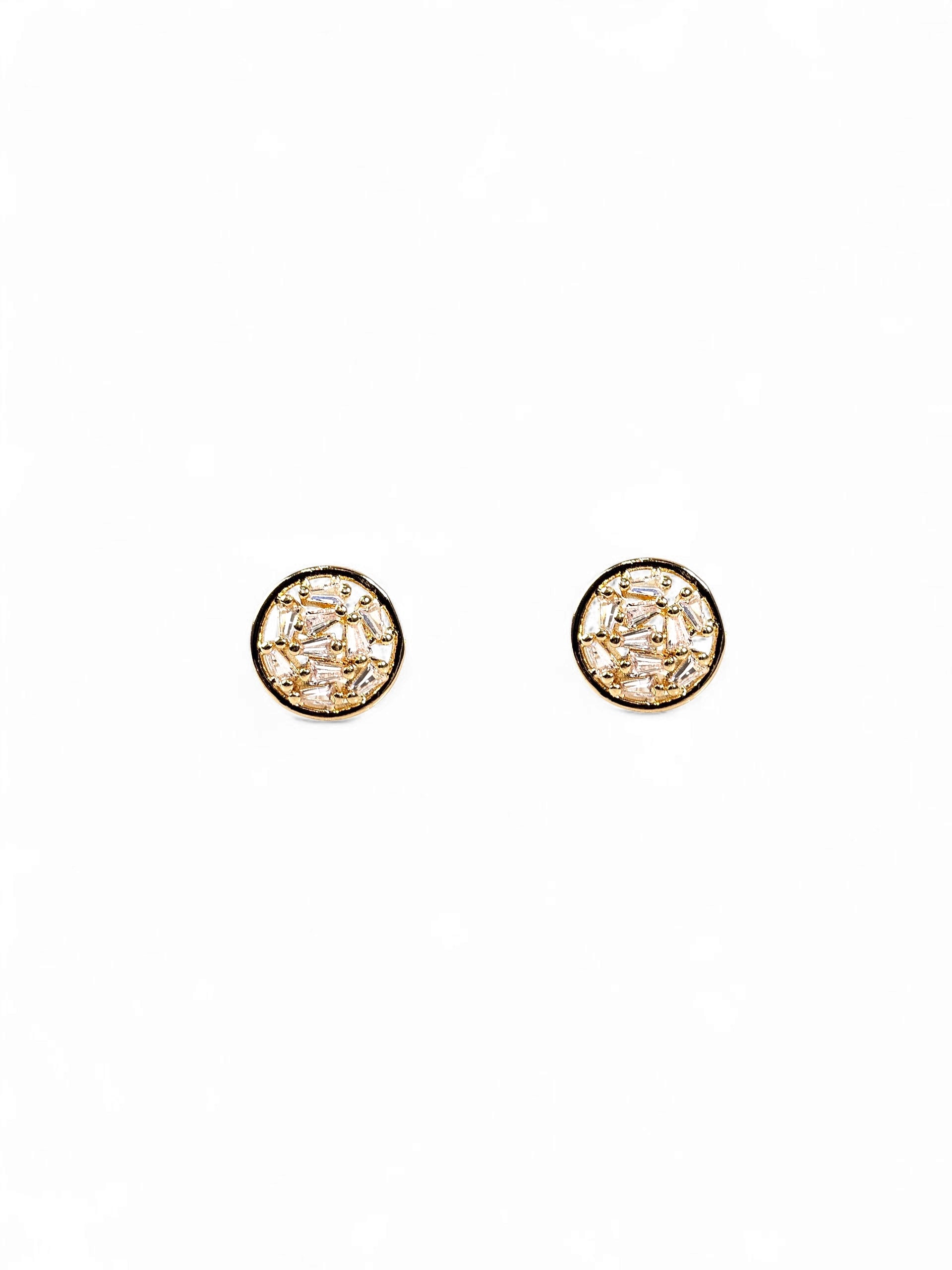 Brinco Zirconia Dourado 018