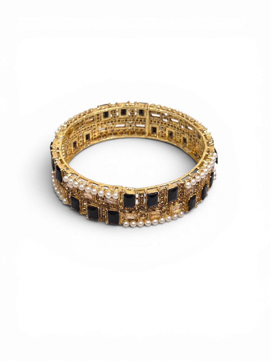 Bracelete Folheado Semi Joia Dourado #2010