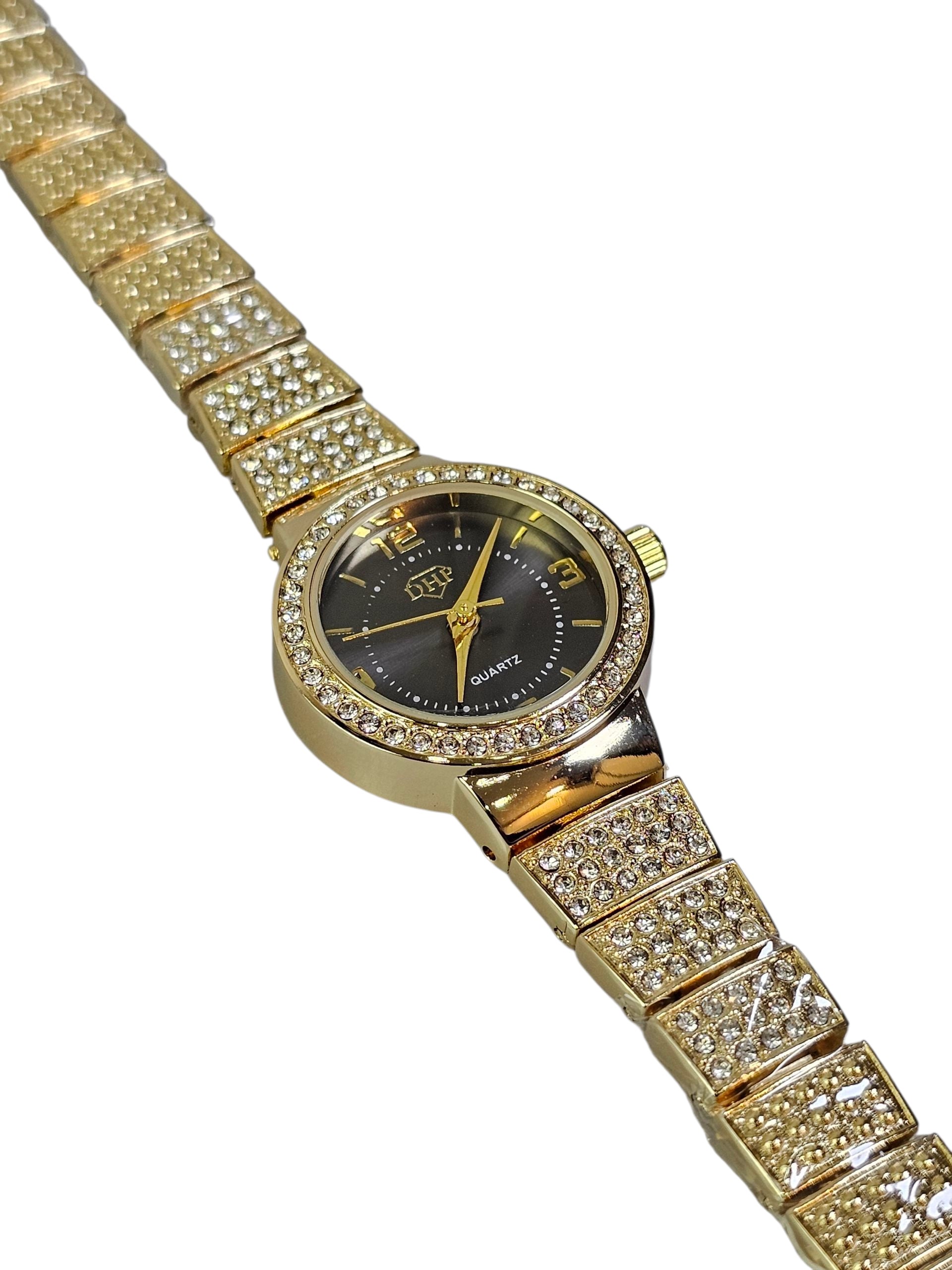 Relógio Prova d’Água com Pulseira Folheada 037