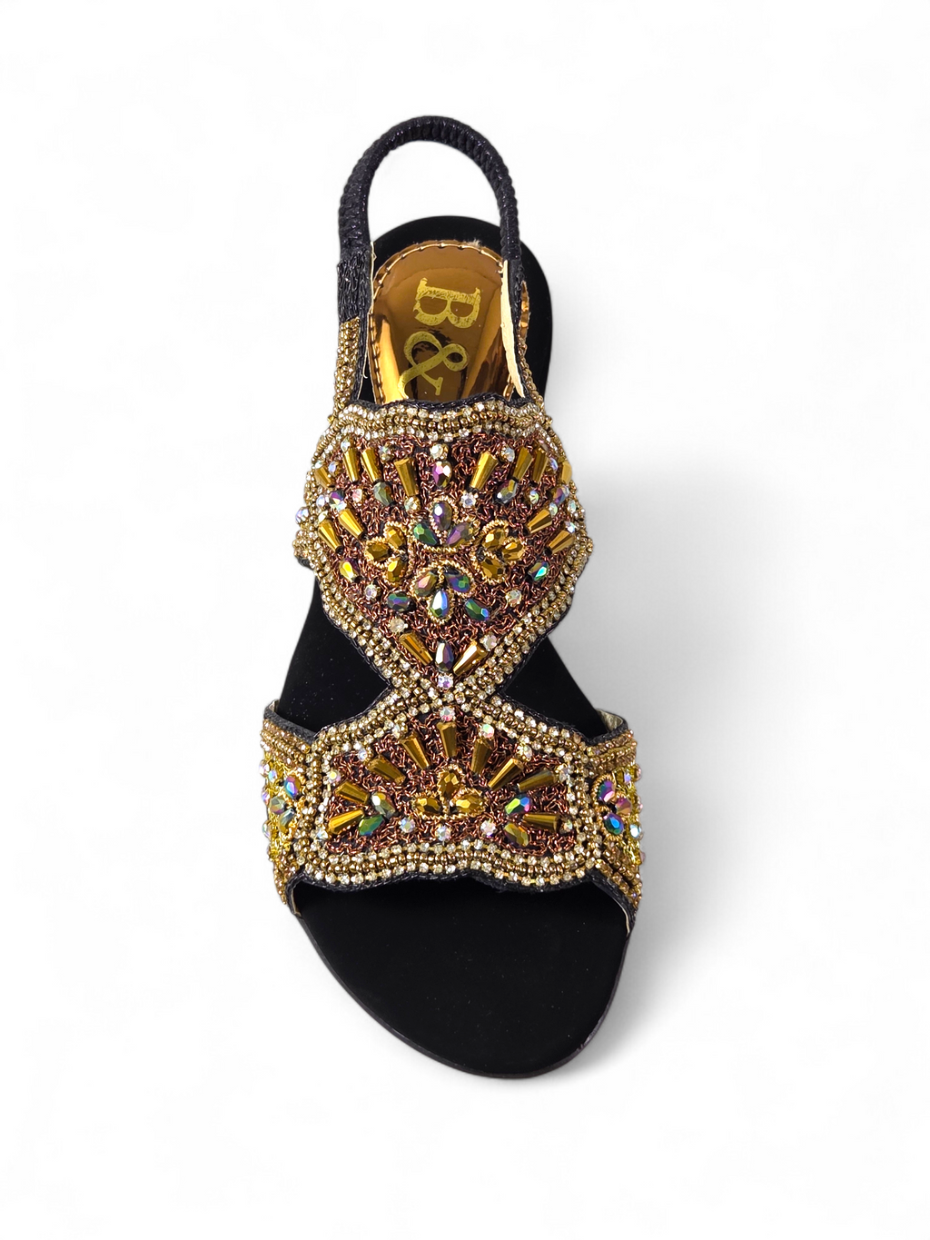 Sandália 9633 Preto Salto Bloco