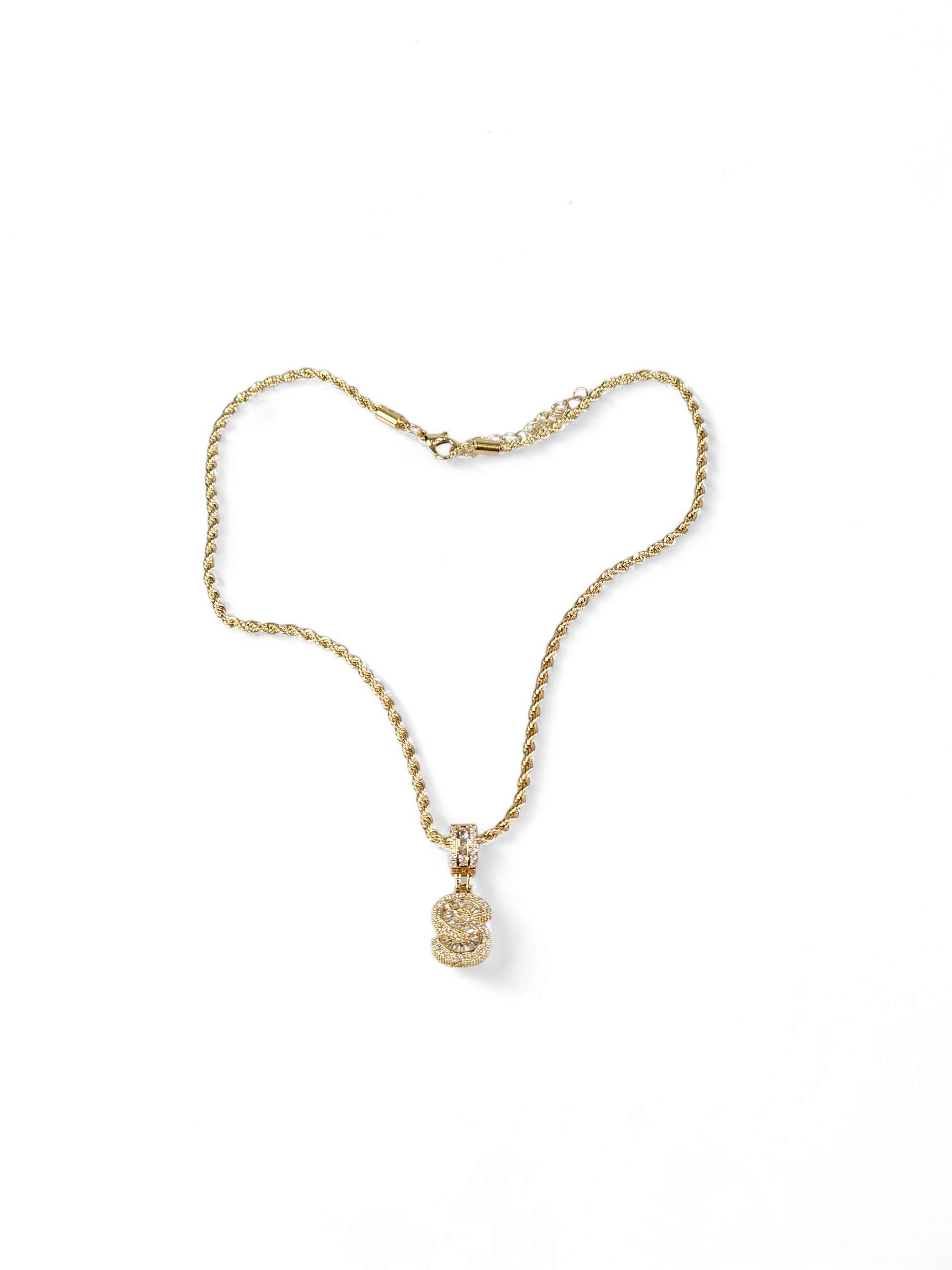 Colar Inicial (S) Zirconia