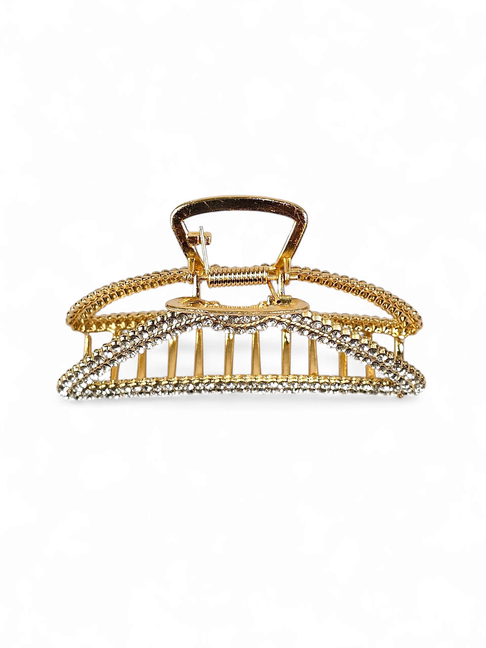 Prendedor de Cabelo Cristal Grande 004