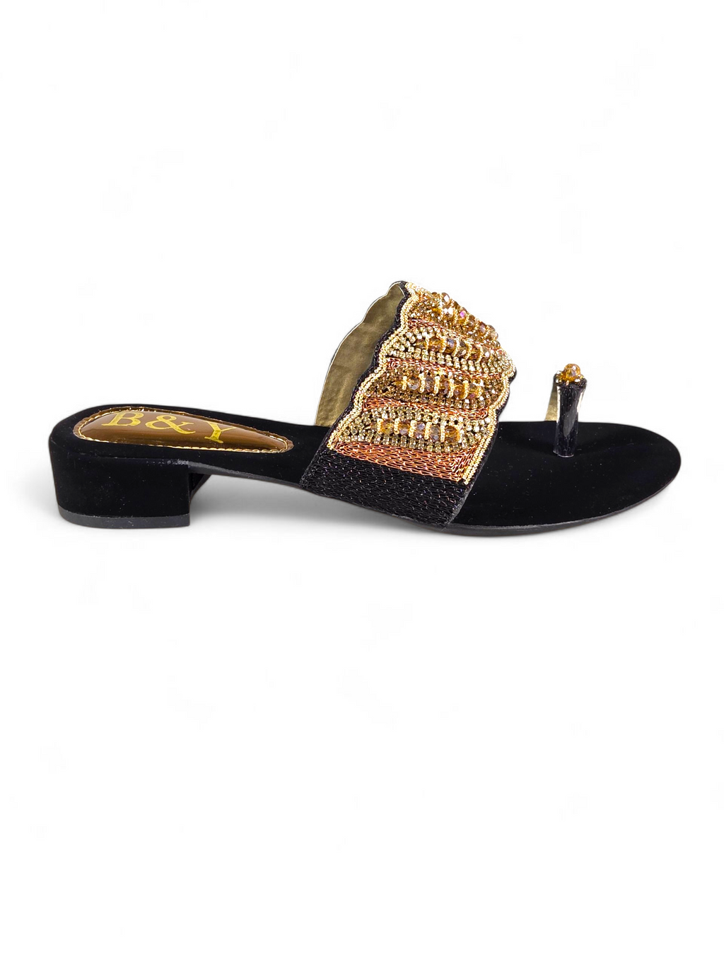 Tamanco 9429 Preto Salto Bloco