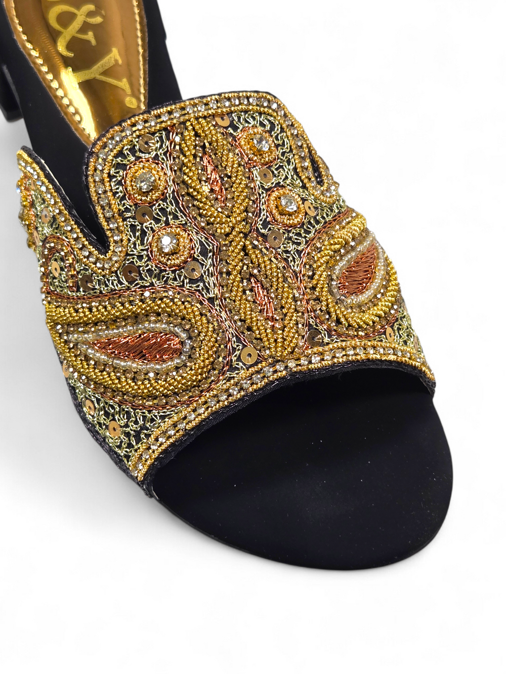 Tamanco 9421 Preto Salto Bloco