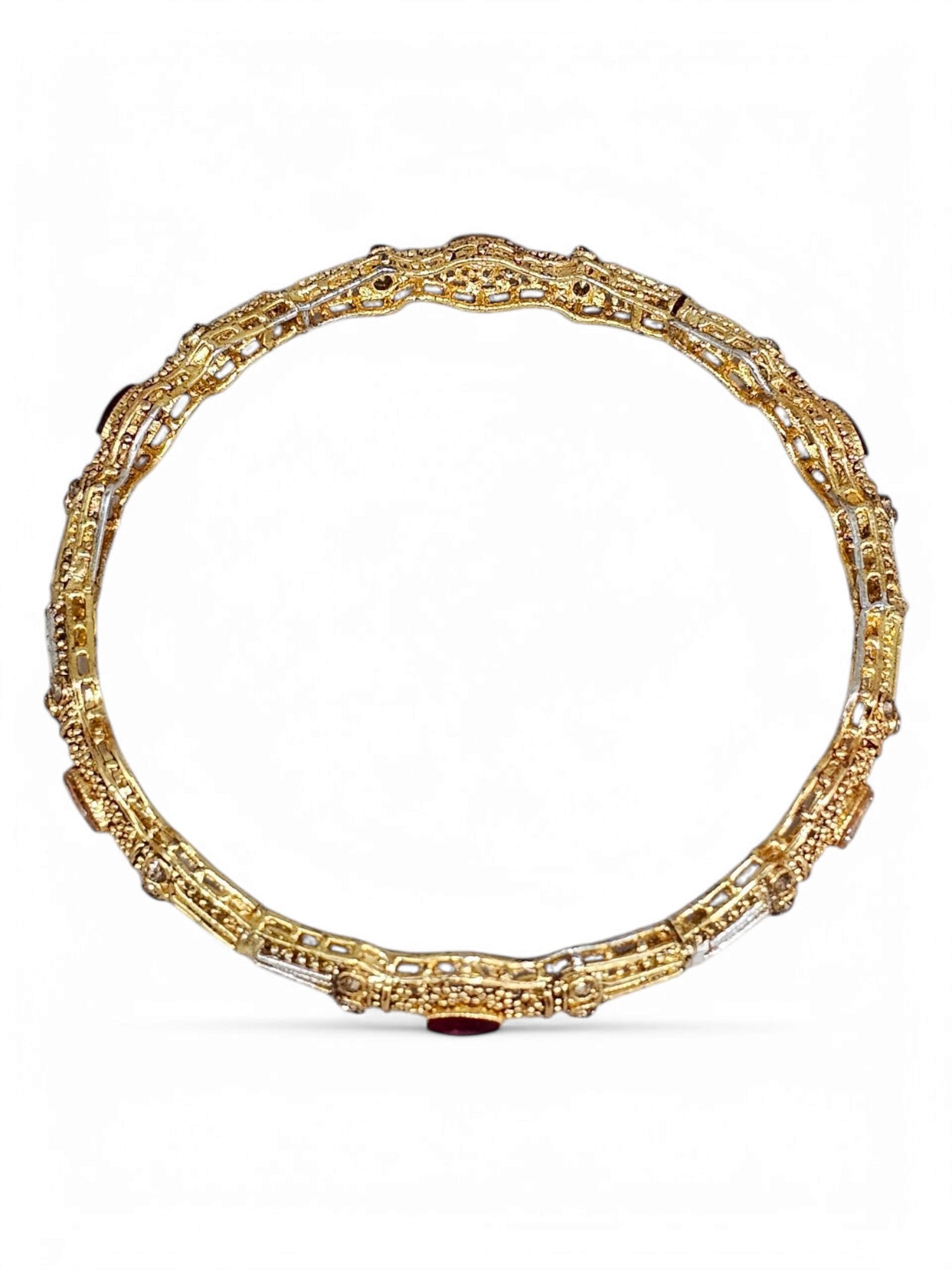 Pulseira Dourada 1008 Semi Joia