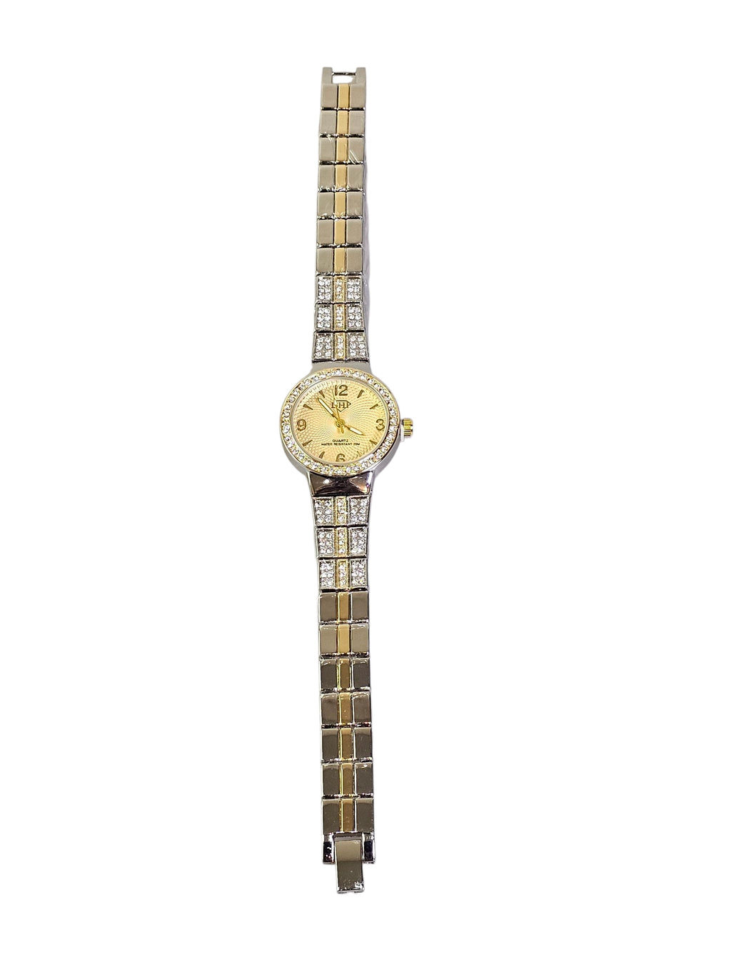 Relógio Prova d’Água com Pulseira Folheada 030