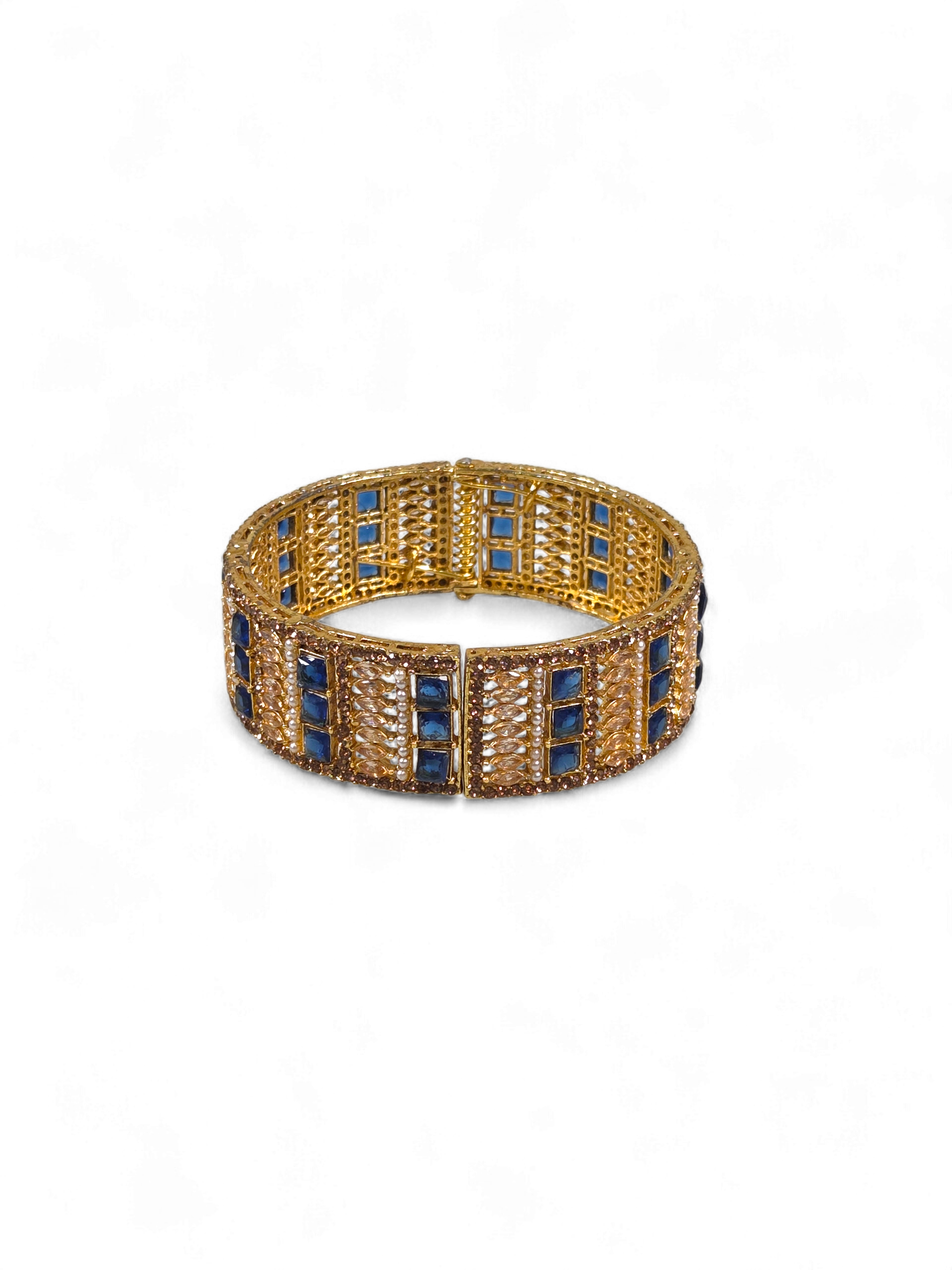 Bracelete Folheado Semi Joia Dourado #1001