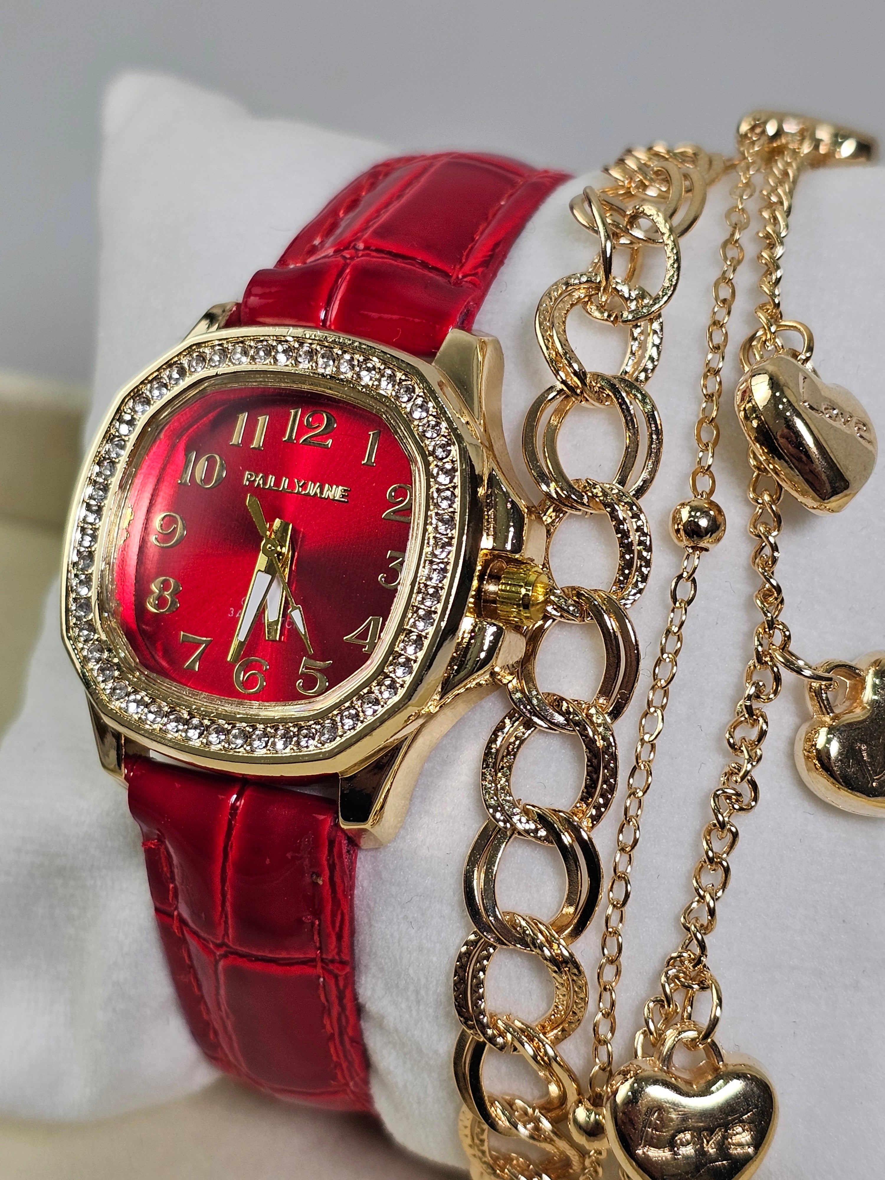 Relógio Prova d’Água com Pulseira Folheada 040