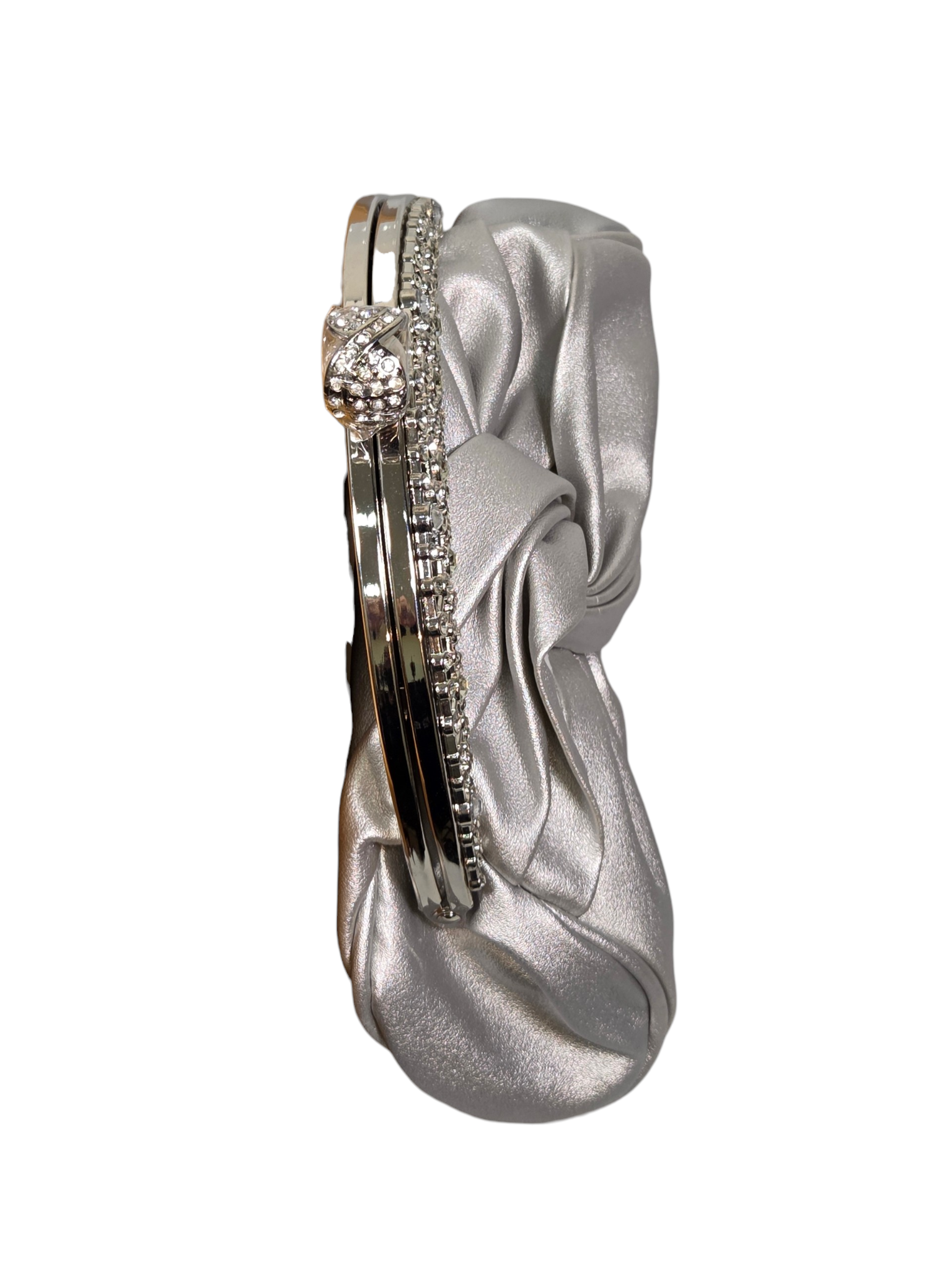 Bolsa Clutch Cristal Prata 1073