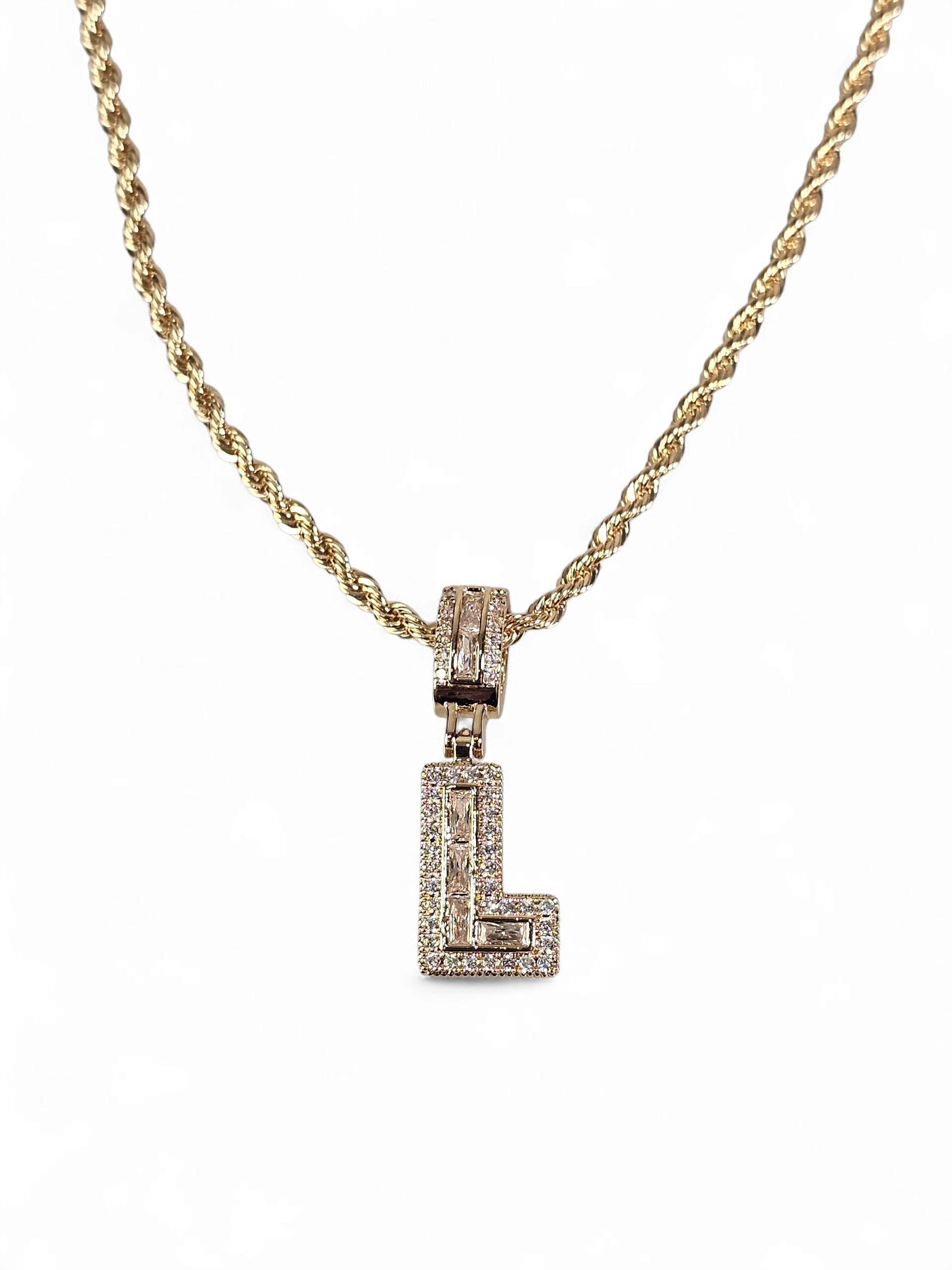 Colar Inicial (L) Zirconia