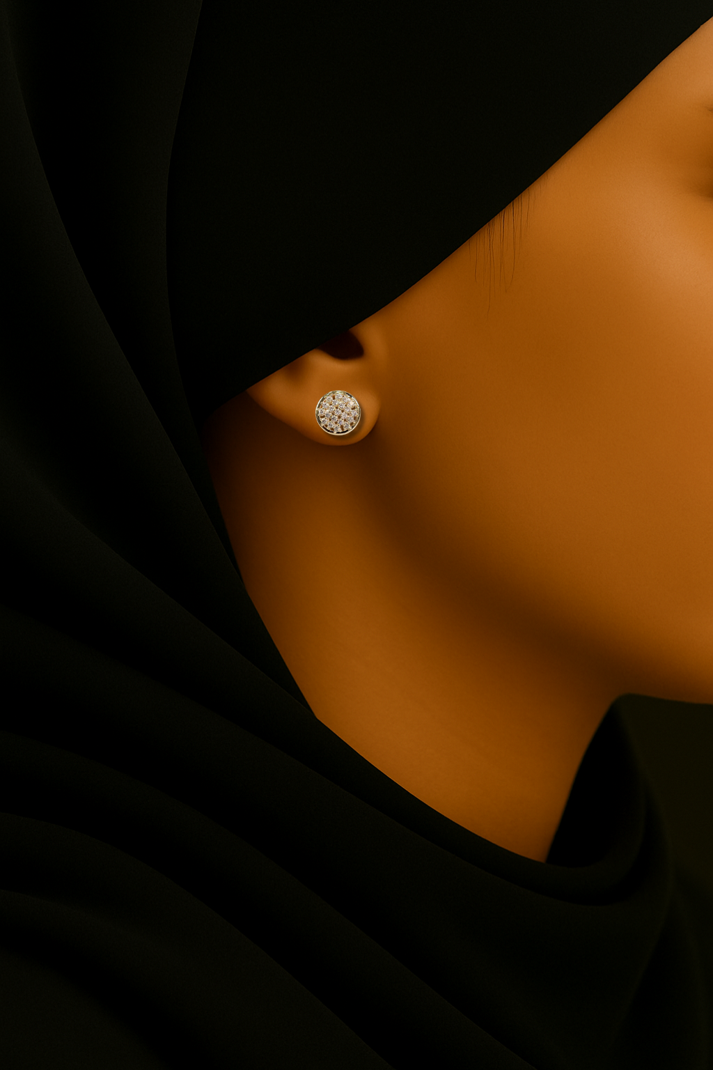 Brinco Zirconia Dourado 029