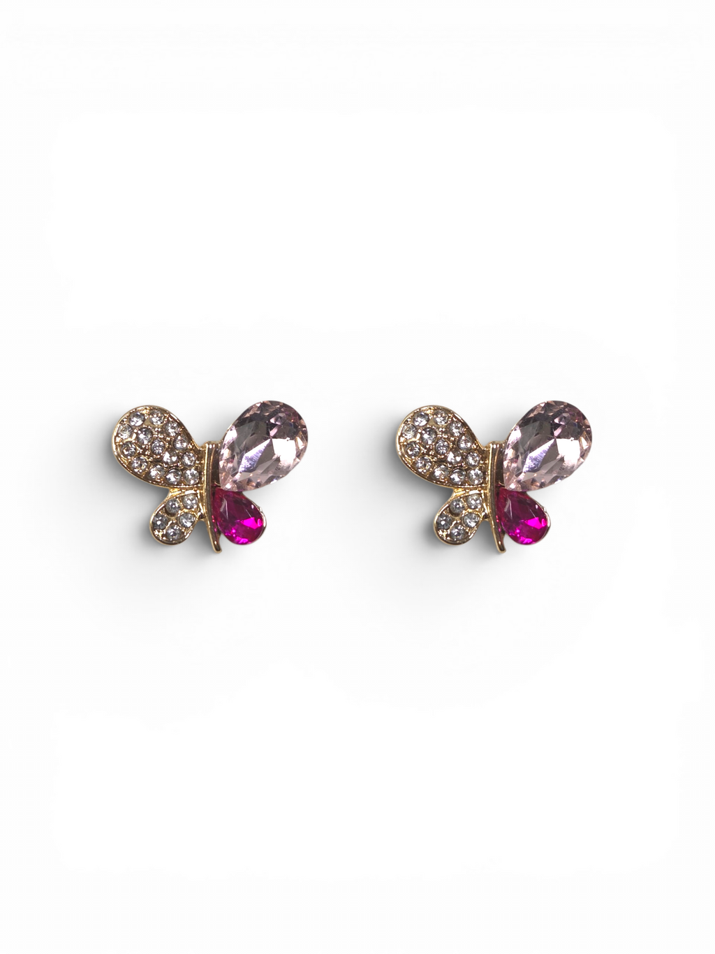Brinco Cristal Zirconia Dourado #2050