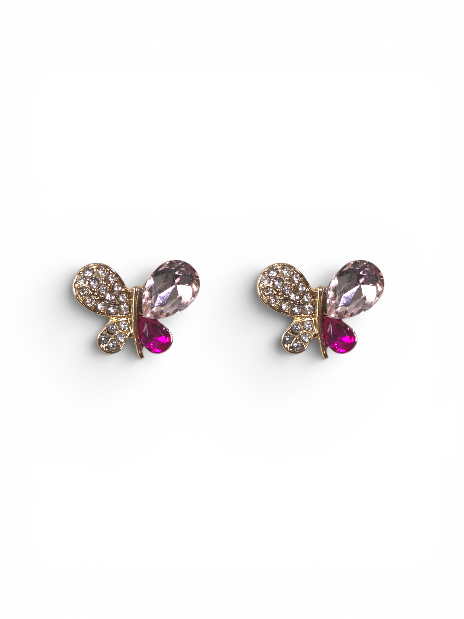 Brinco Cristal Zirconia Dourado #2050