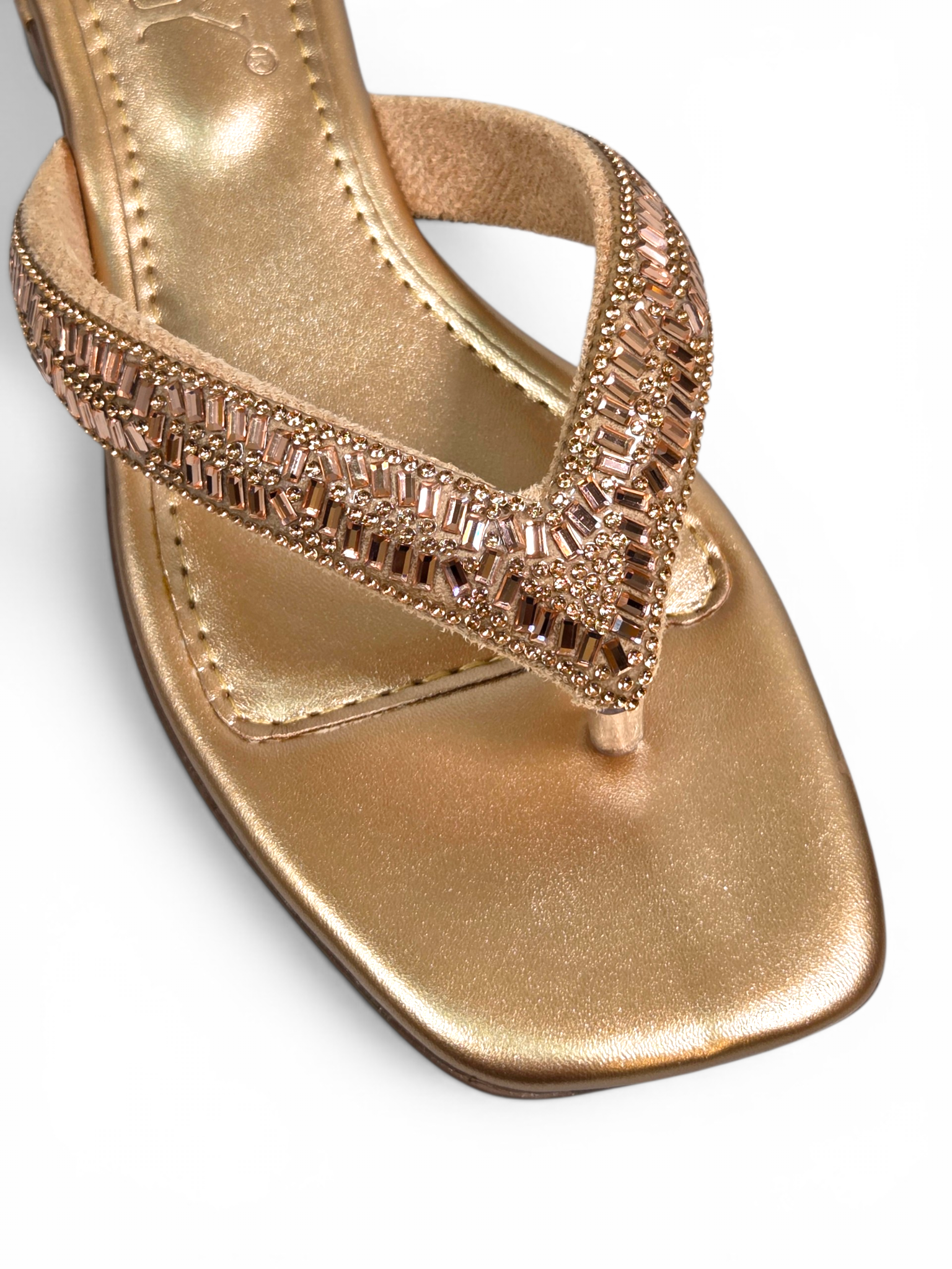 Chinelo 1222 Bronze Salto Baixo 2 cm