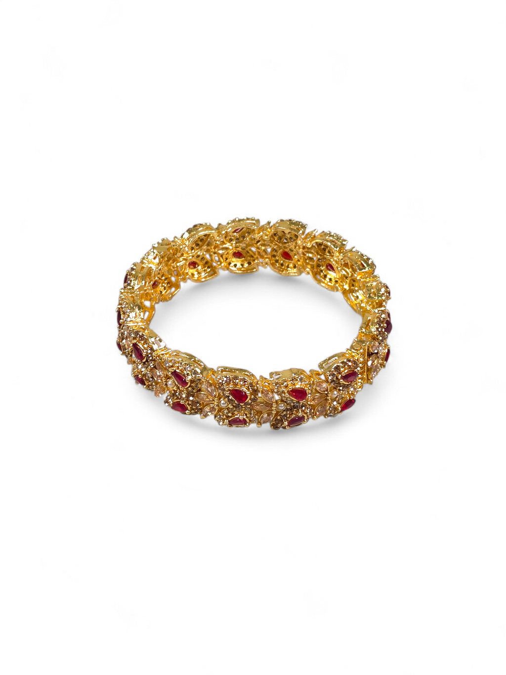 Bracelete Folheado Semi Joia Dourado #1006