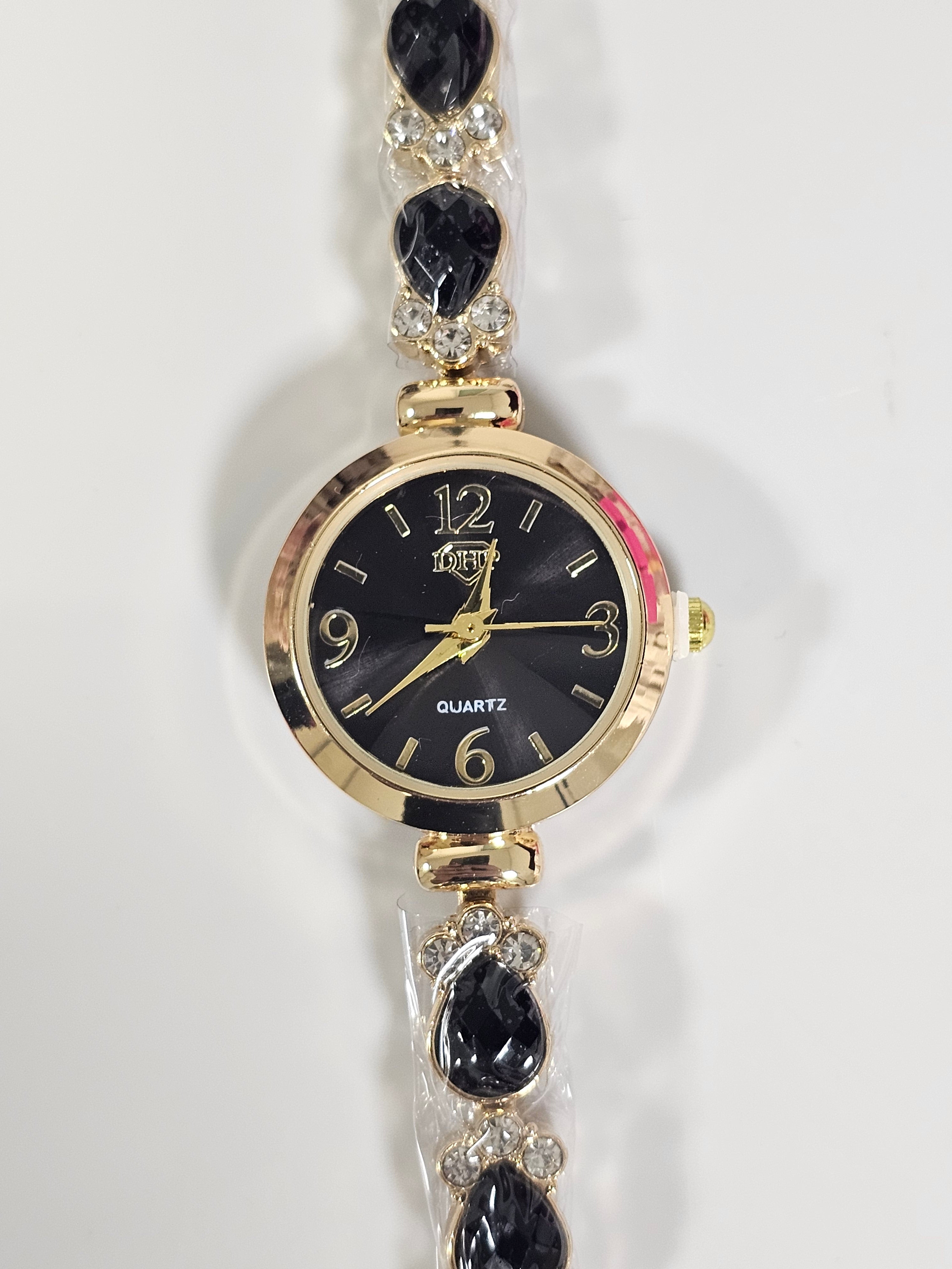 Relógio Prova d’Água com Pulseira Folheada 020