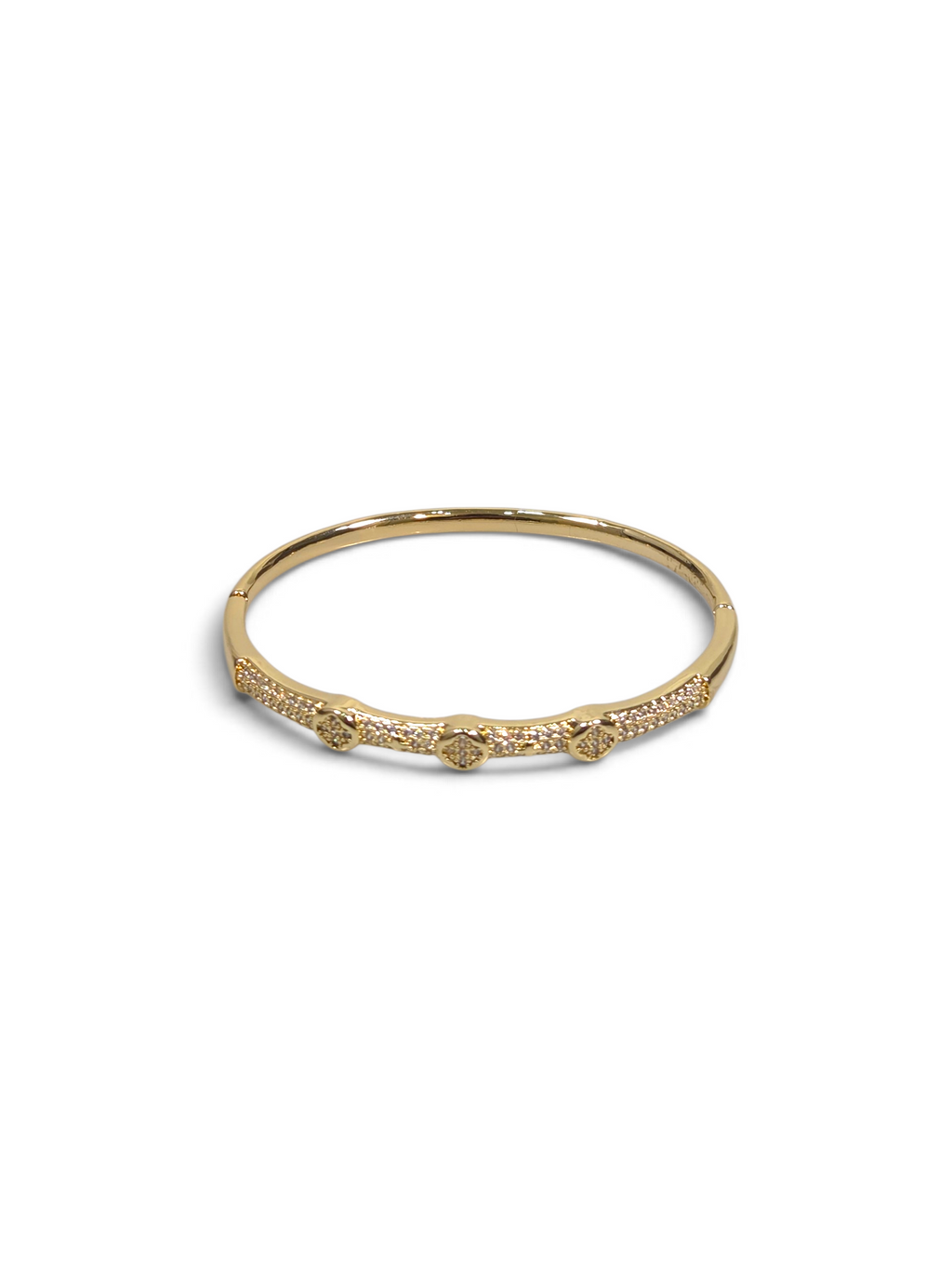 Pulseira Cristal Zirconia Dourado 2015