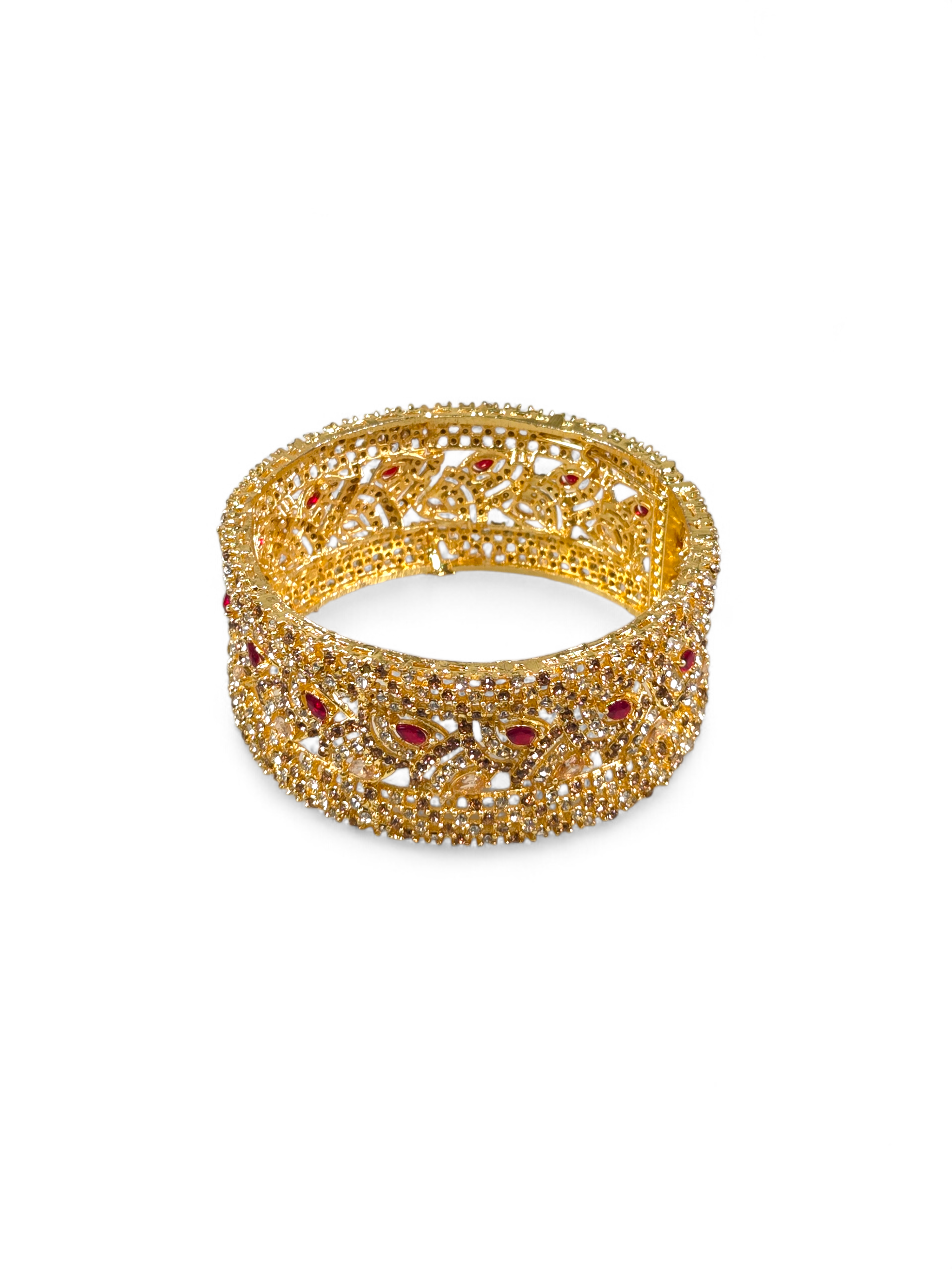 Bracelete Folheado Semi Joia Dourado #1012