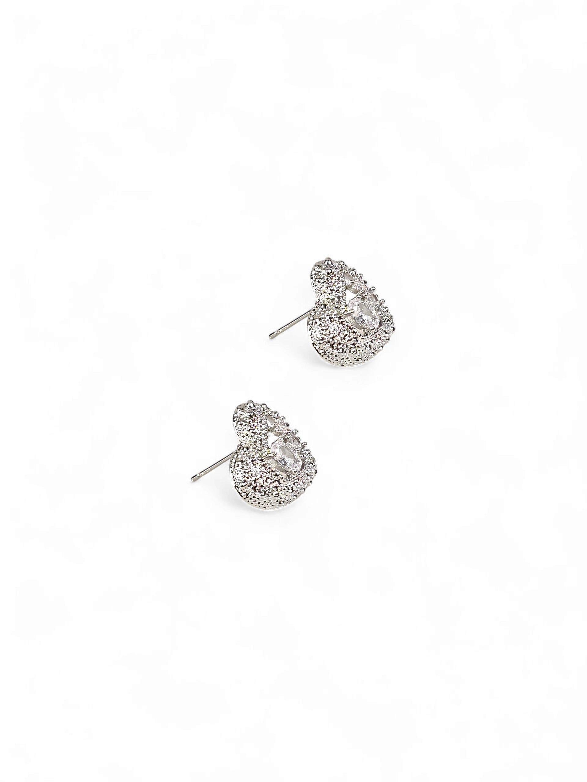 Brinco Zirconia Prata 009