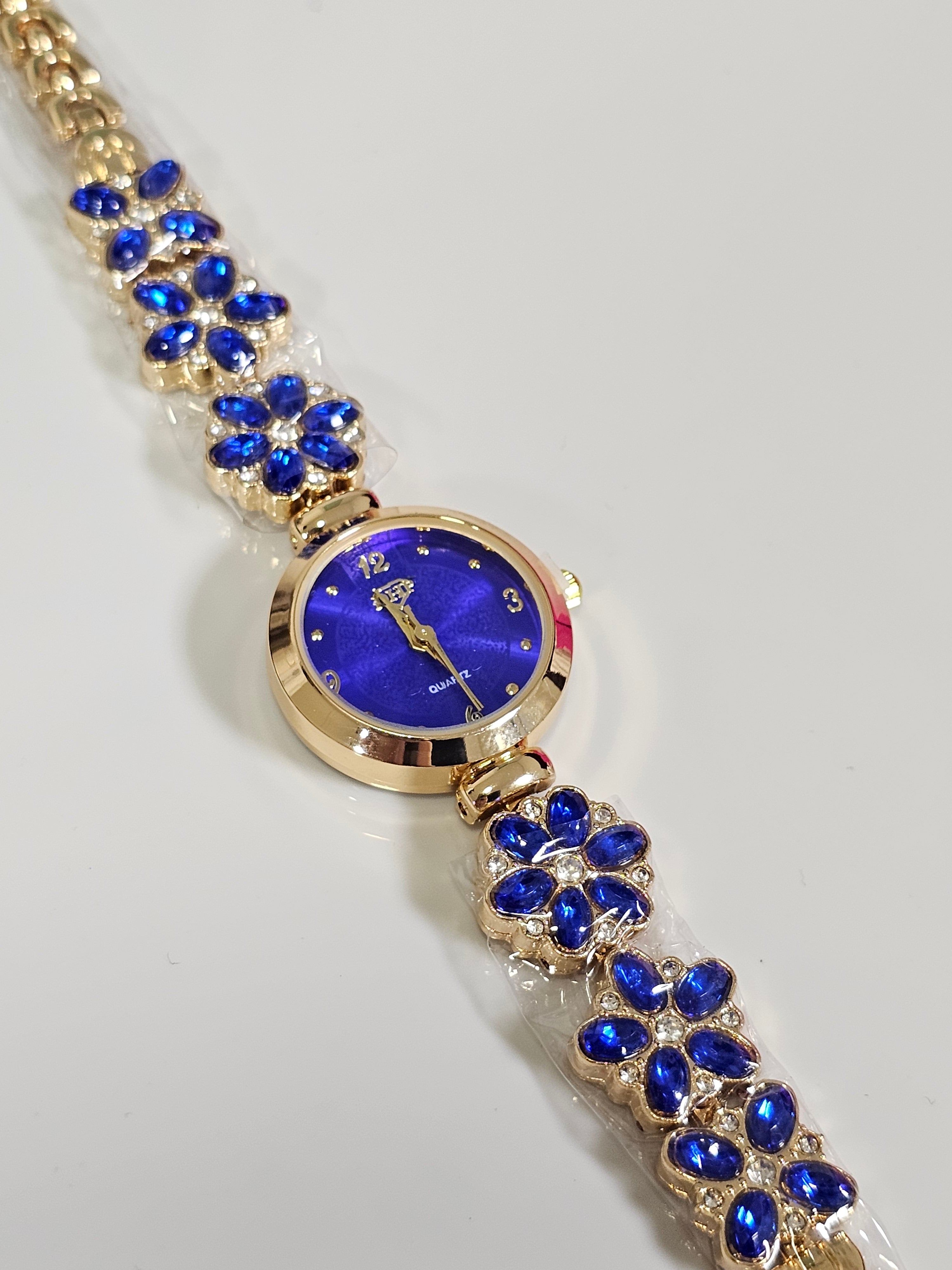 Relógio Prova d’Água com Pulseira Folheada 014